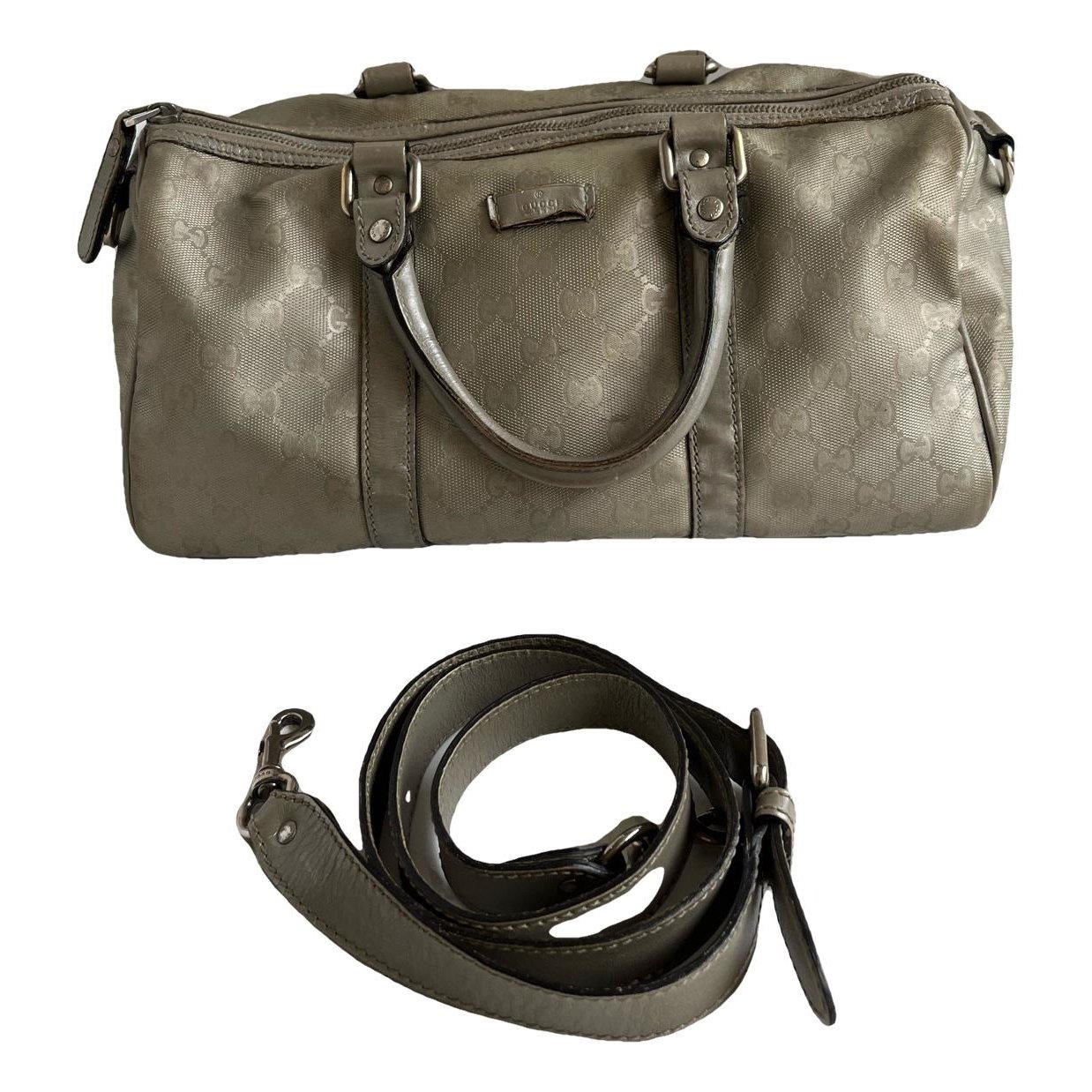 Boston leather handbag