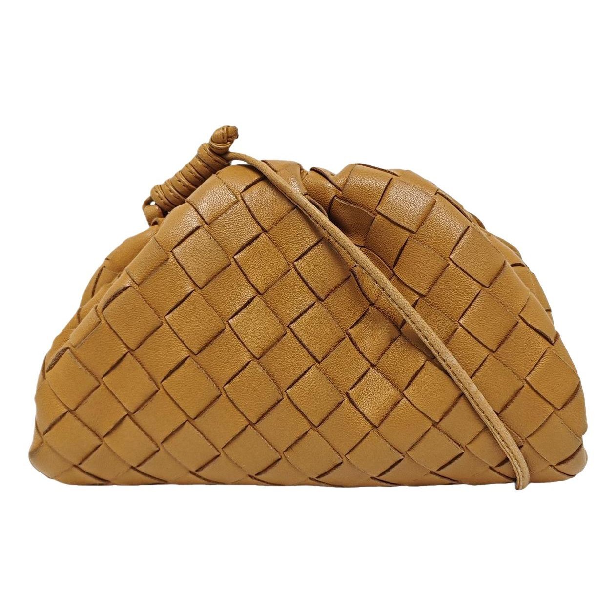 Pouch leather handbag