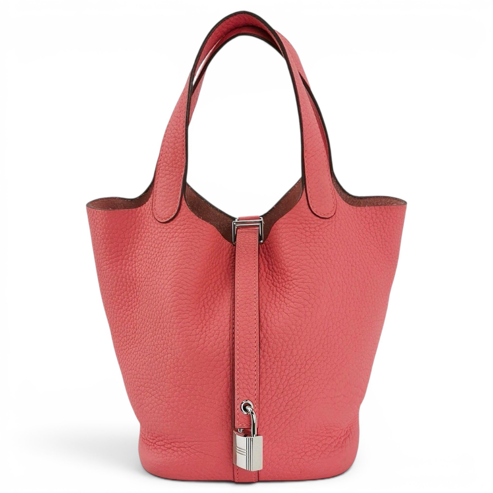 Picotin leather handbag