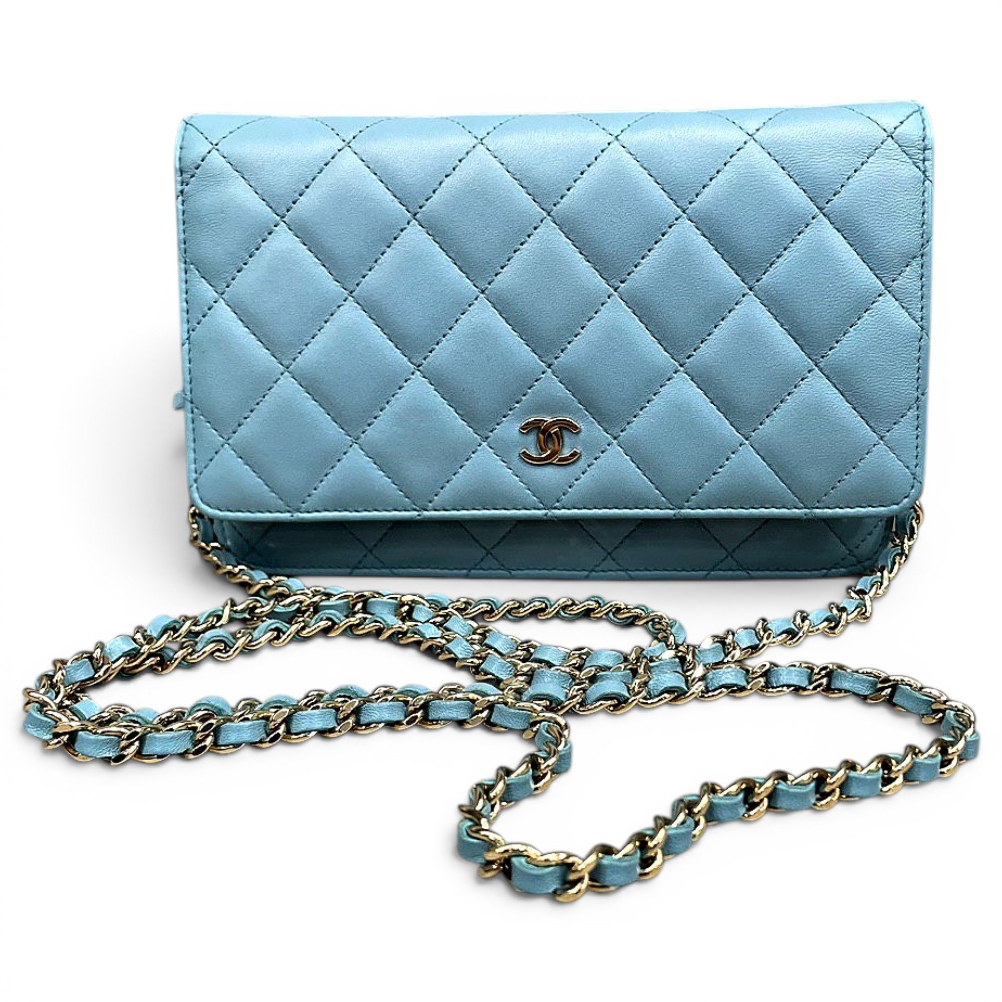 Wallet On Chain Timeless/Classique leather crossbody bag