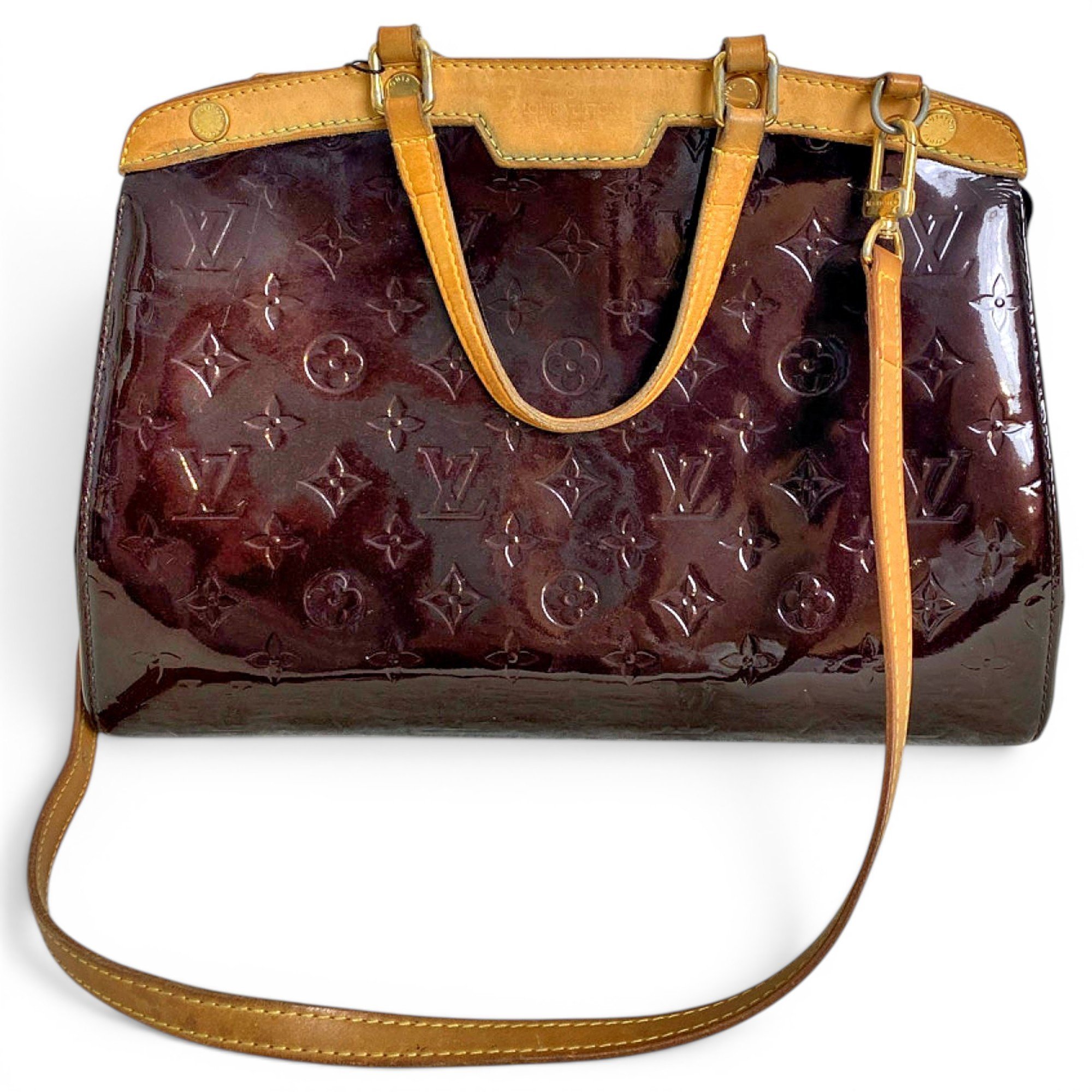 Bréa patent leather tote
