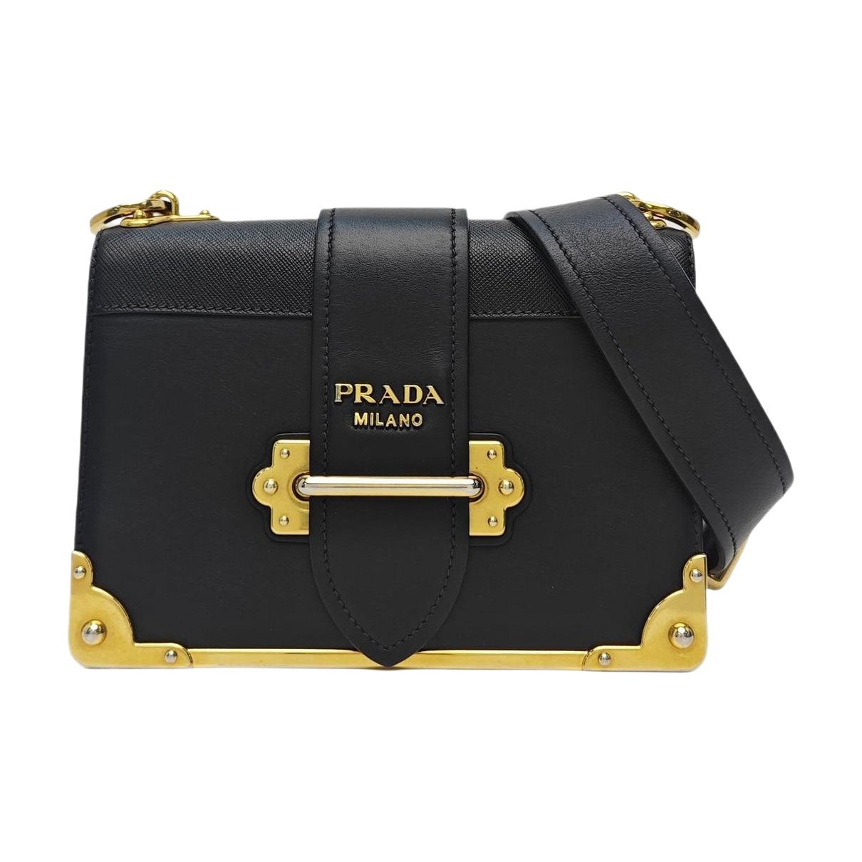 Cahier leather handbag