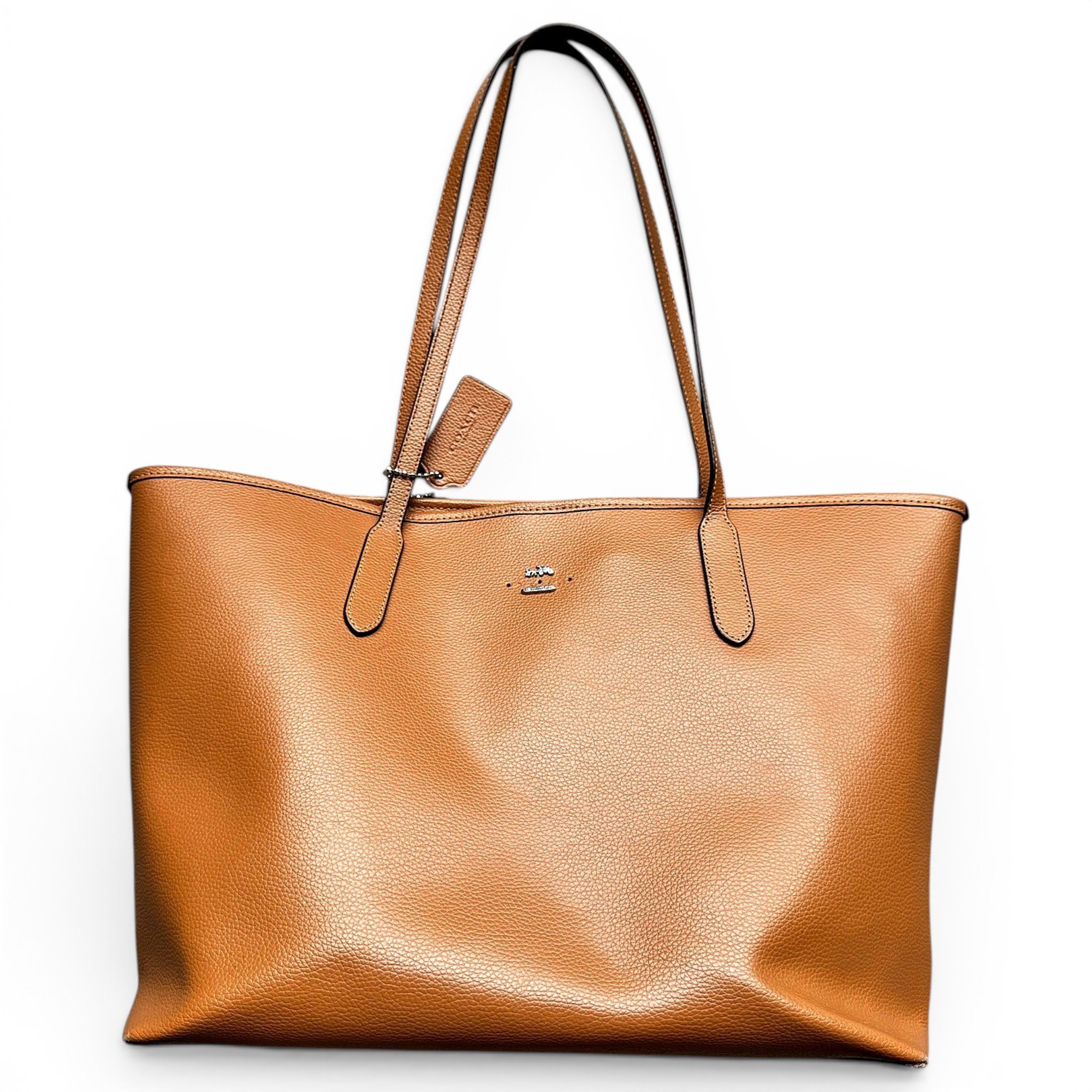 Leather tote