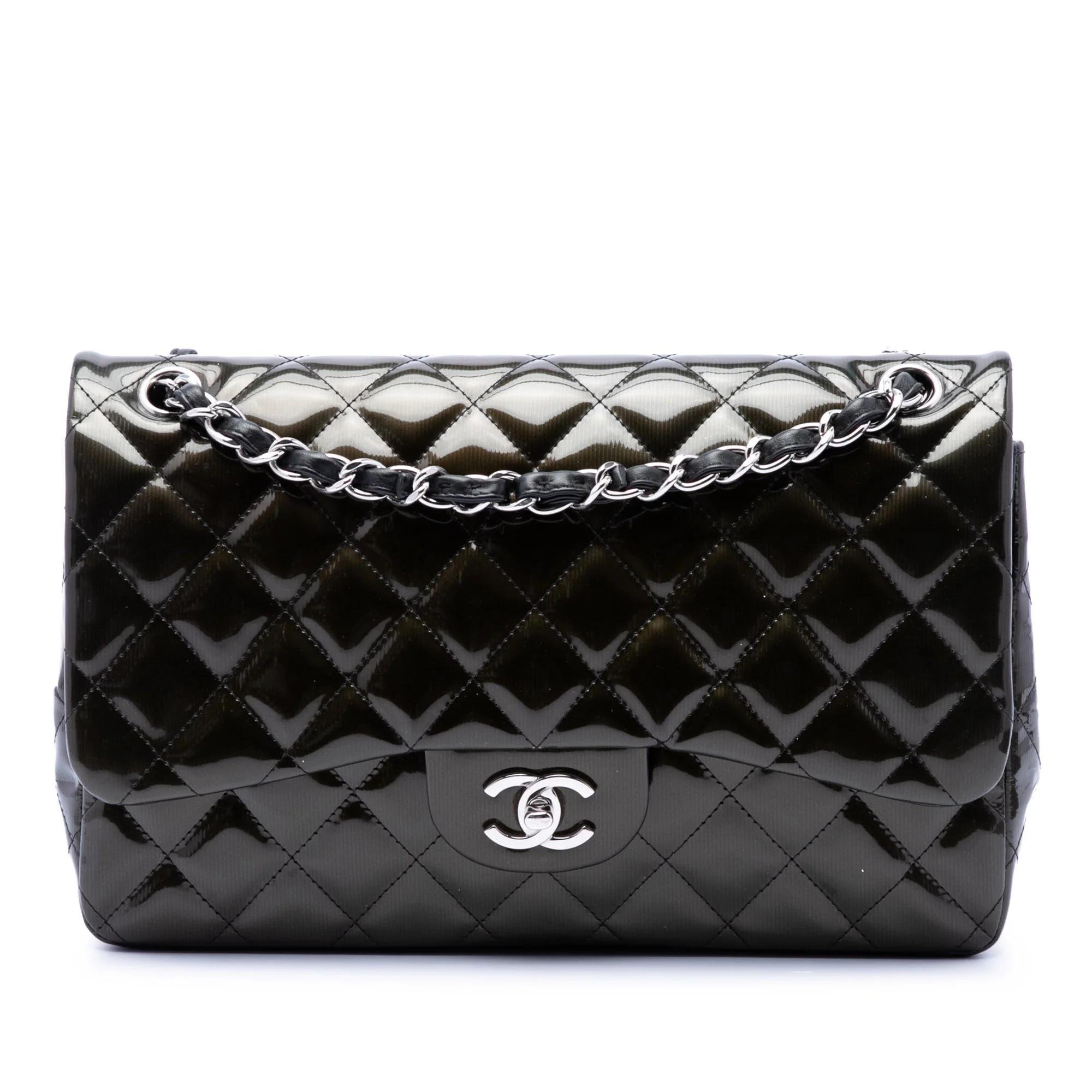 Timeless/Classique patent leather handbag