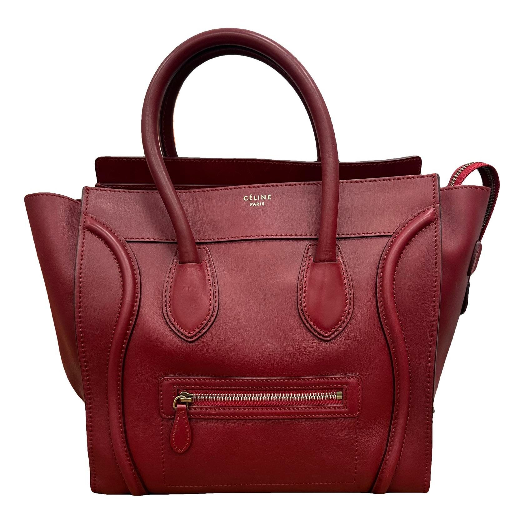 Luggage leather handbag