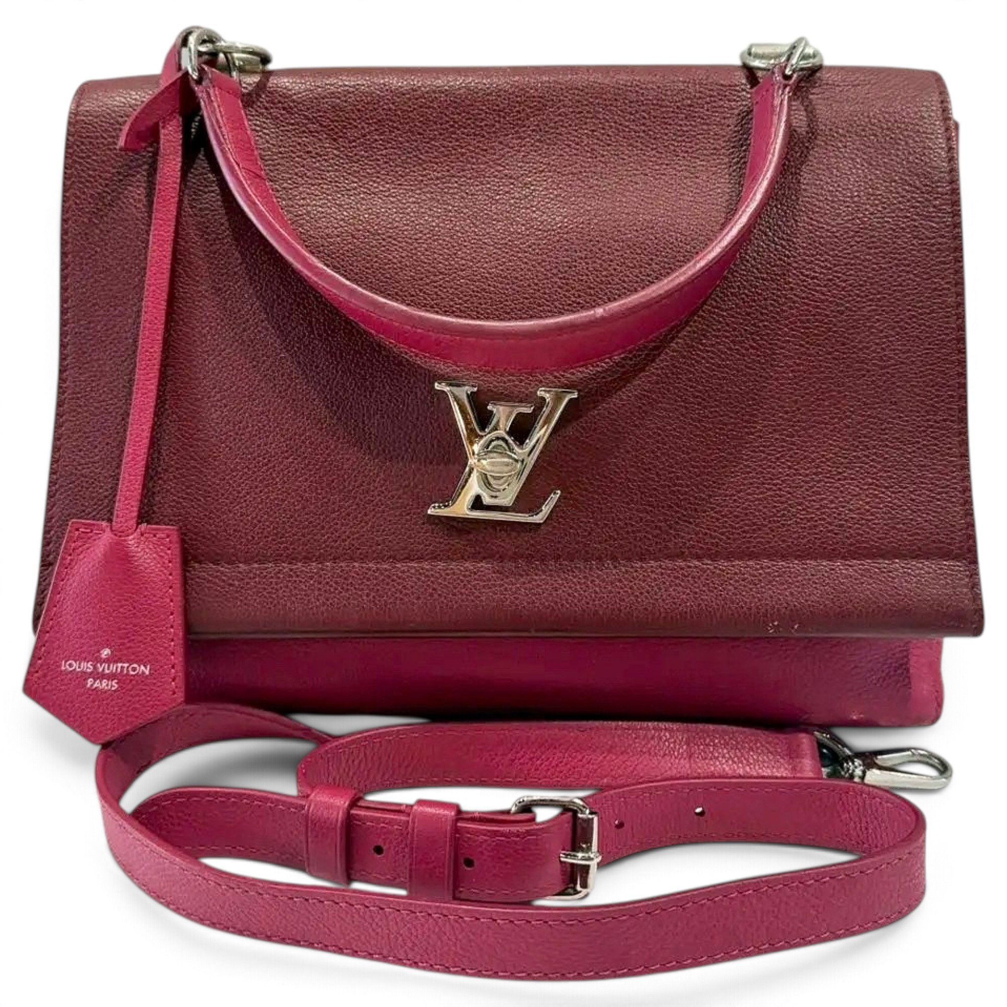 Lockme leather handbag