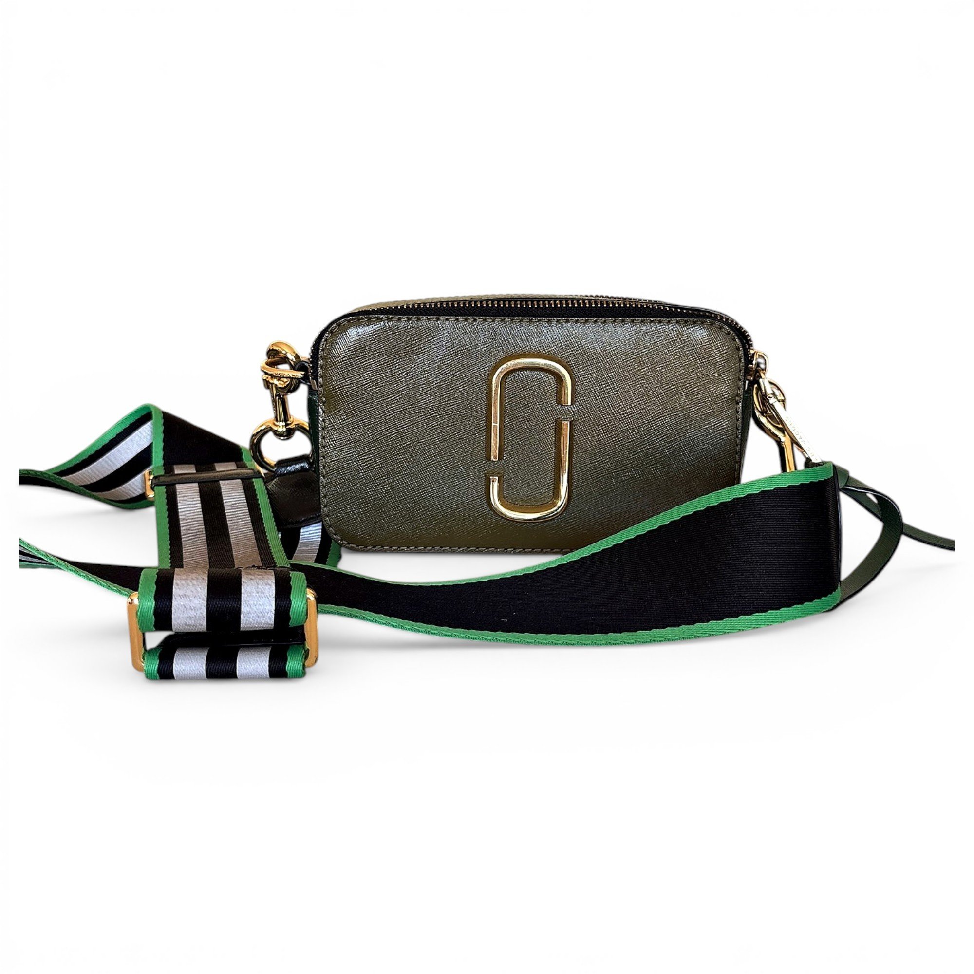 Snapshot leather crossbody bag