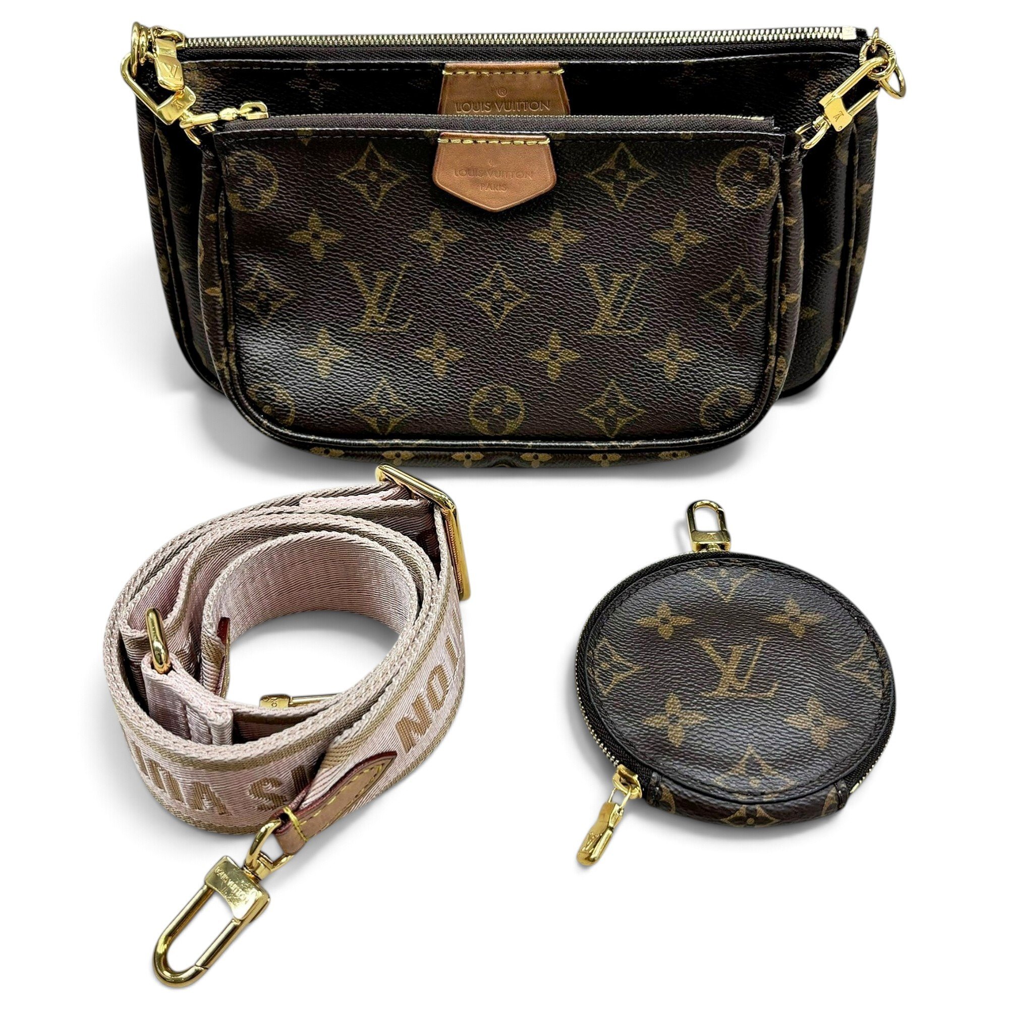 Multi Pochette Accessoires leather handbag