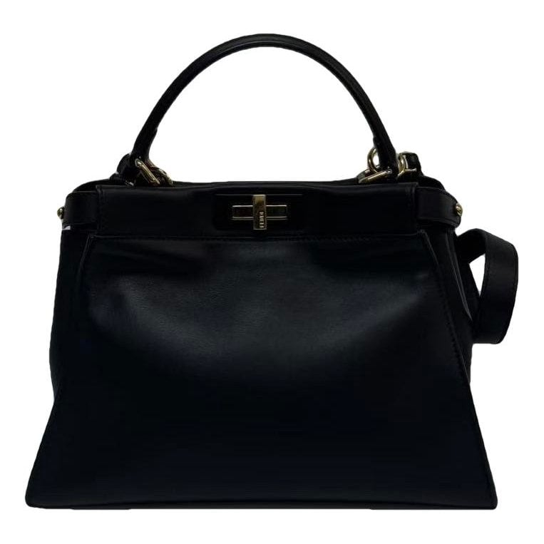 Peekaboo leather handbag