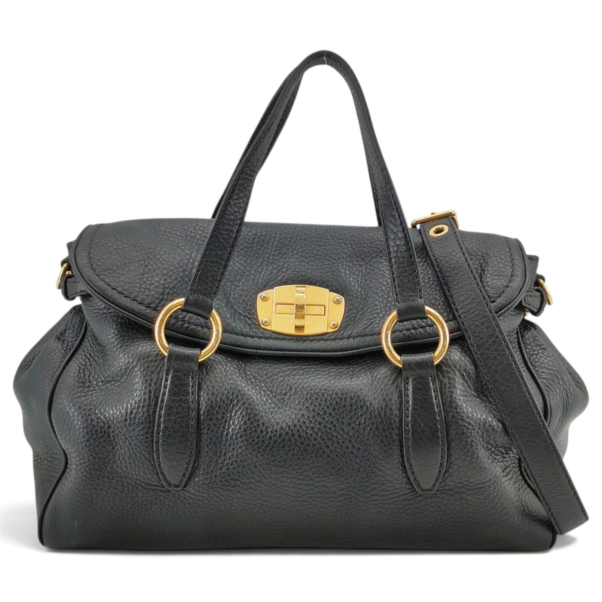 Leather handbag