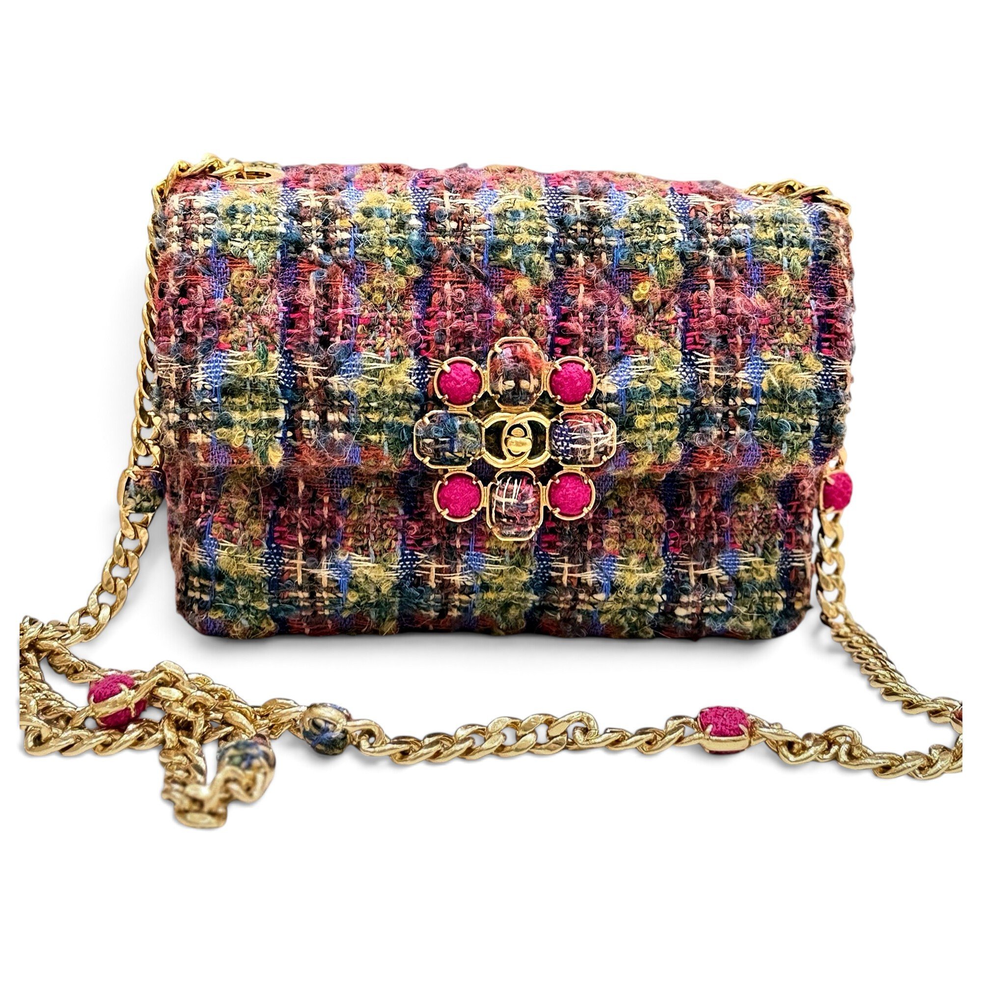 Chanel 19 tweed handbag