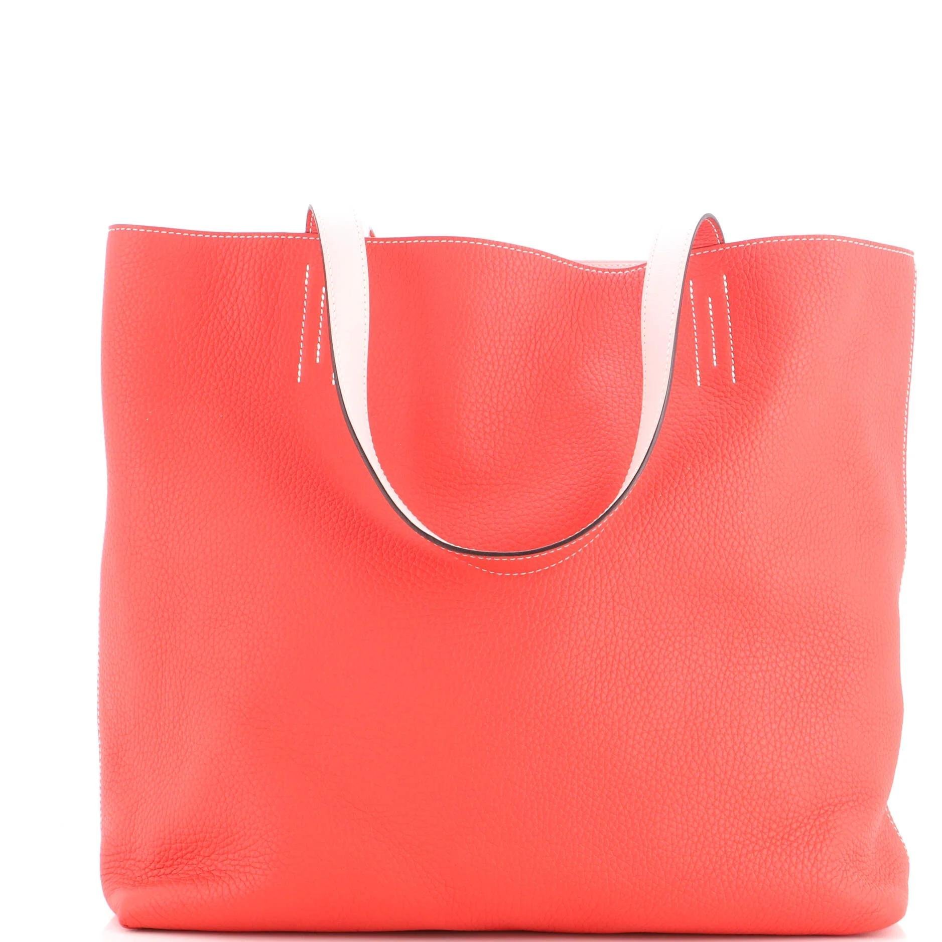 Leather tote