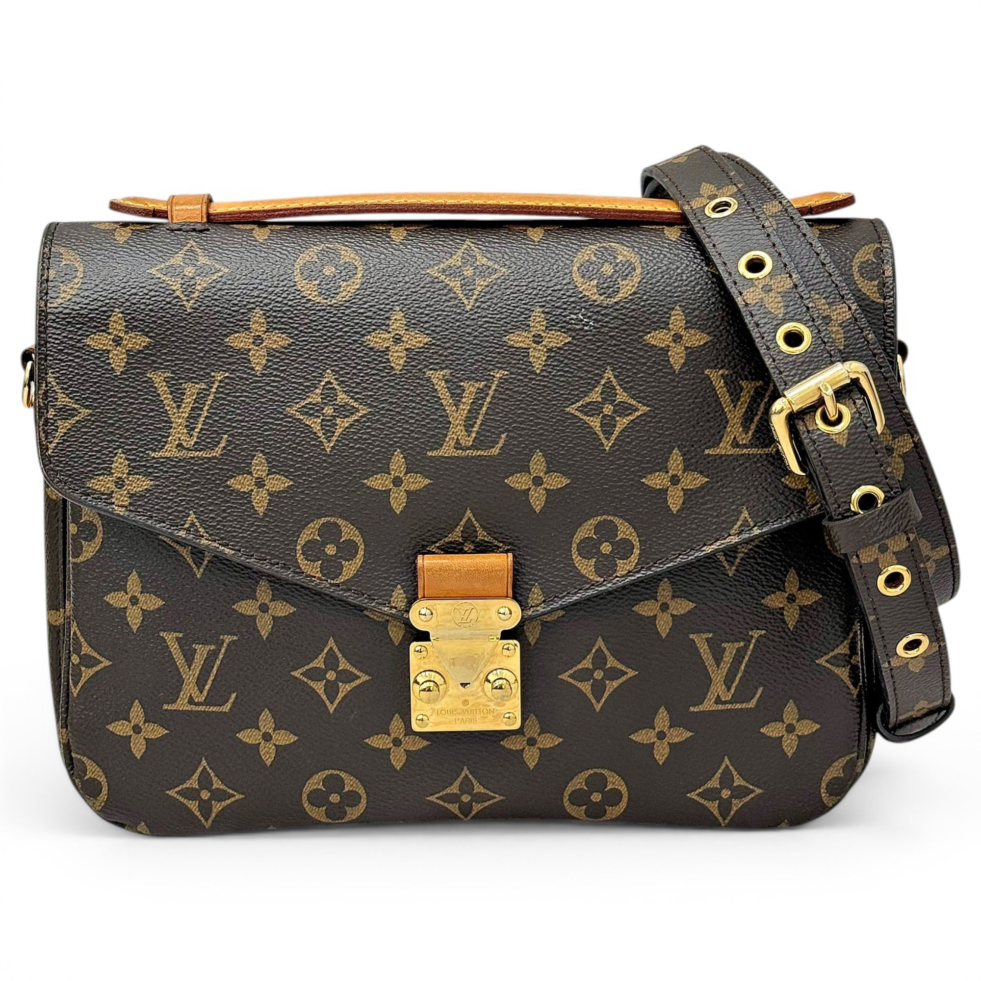 Metis leather handbag