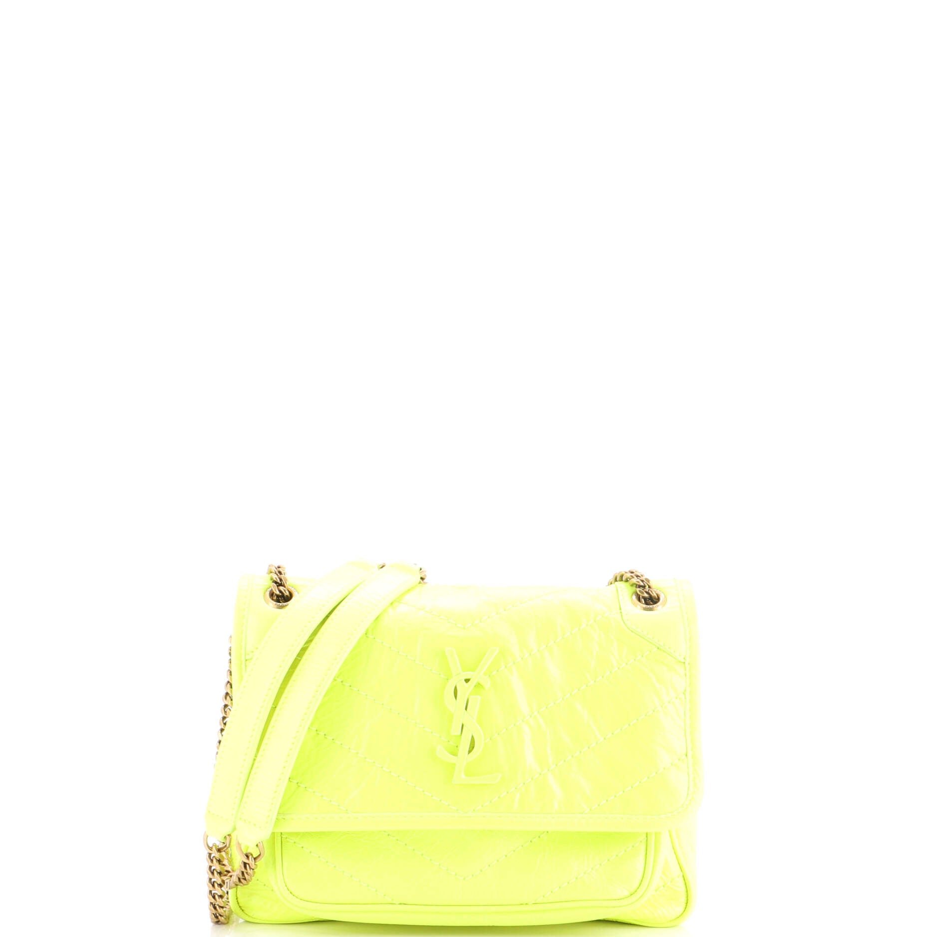 Niki Chain Flap Bag Matelasse Chevron Leather Baby