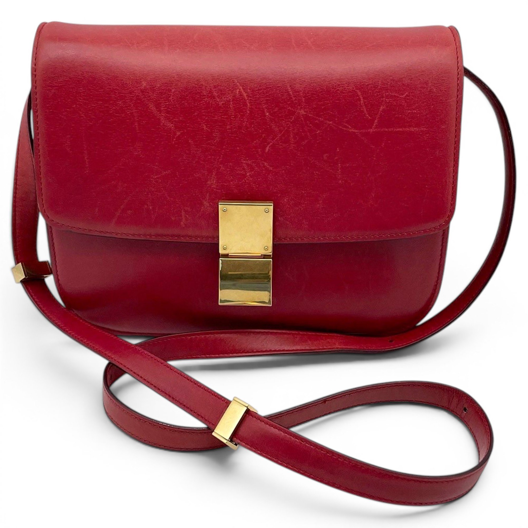 Classic leather handbag
