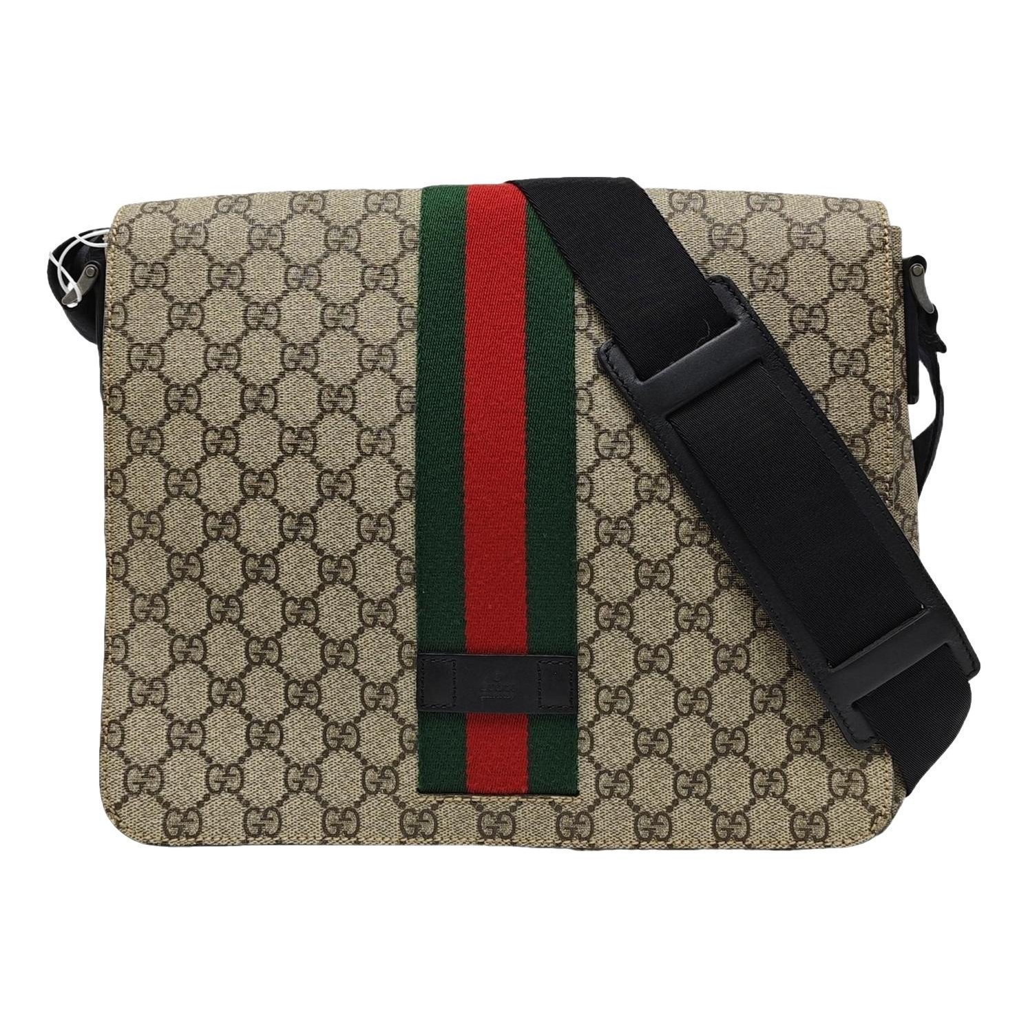 Ophidia GG Supreme leather handbag