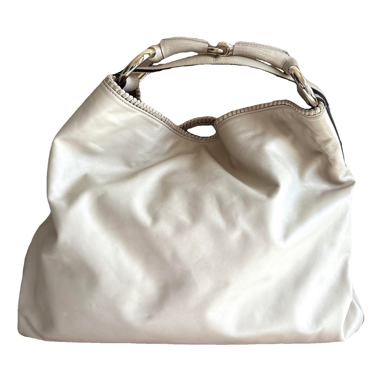 Hobo leather handbag
