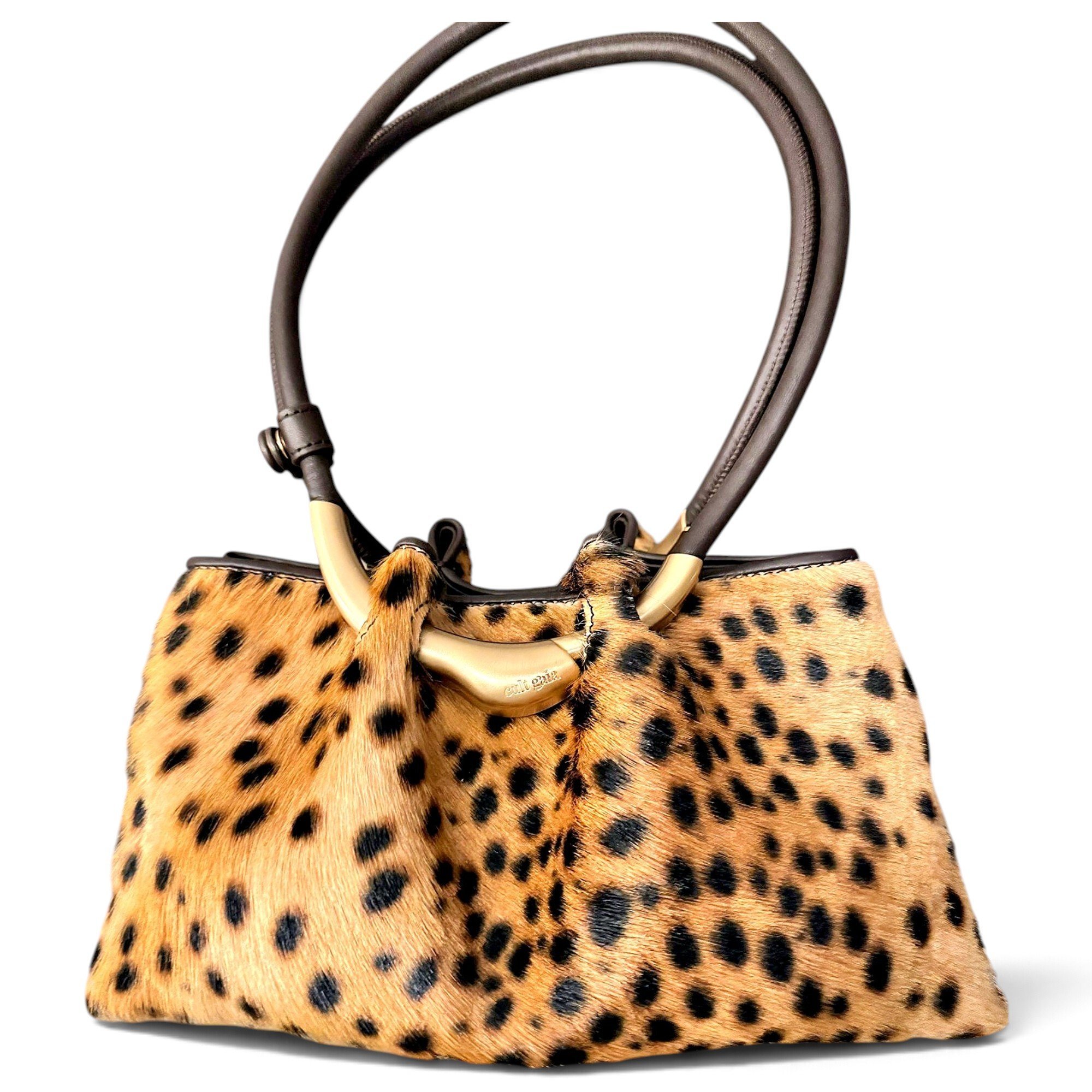Cult Gaia Pony-style calfskin handbag