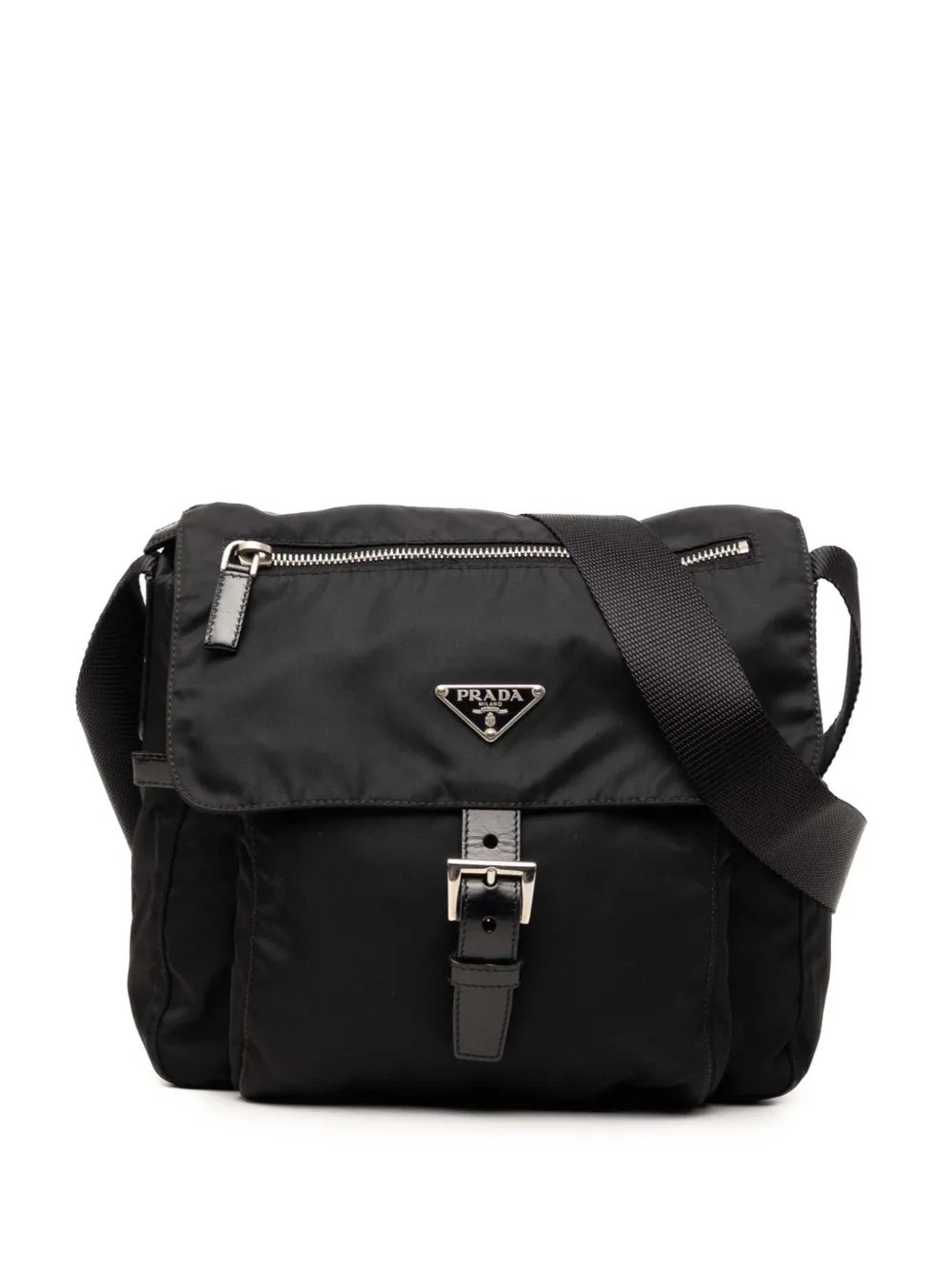 2013-2026 Tessuto Zip Buckle Messenger Bag crossbody bag