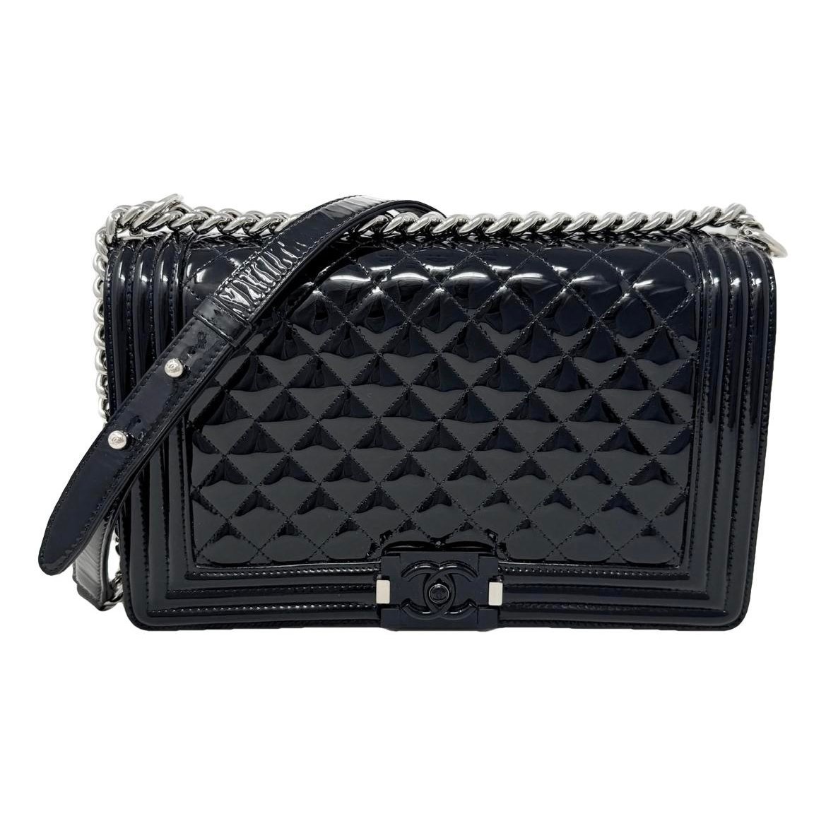 Boy patent leather crossbody bag