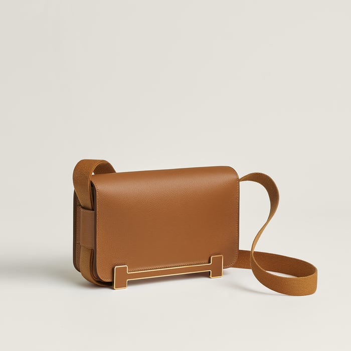 Gold Hermès Geta Slim Bag