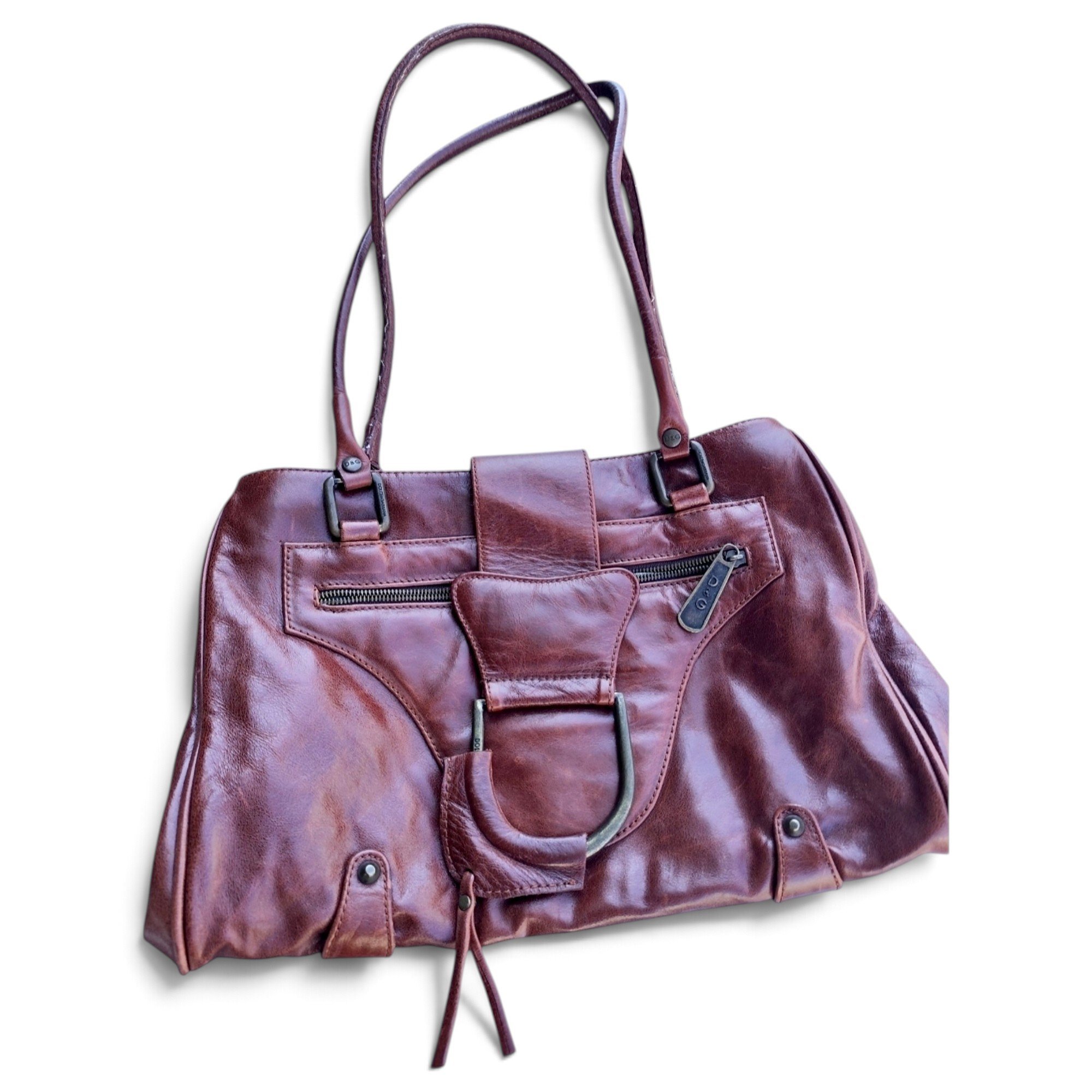 Leather handbag