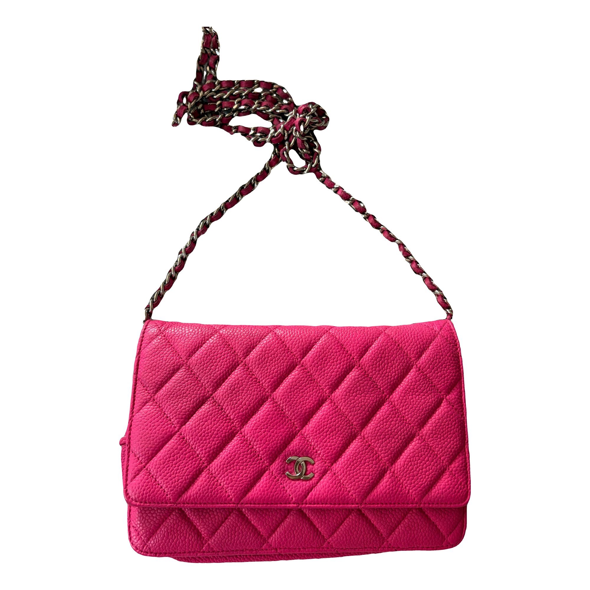 Wallet On Chain Timeless/Classique leather crossbody bag