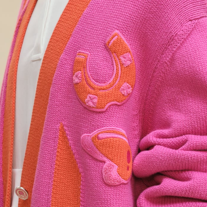 Rose Sakura Long-sleeve Long Cardigan