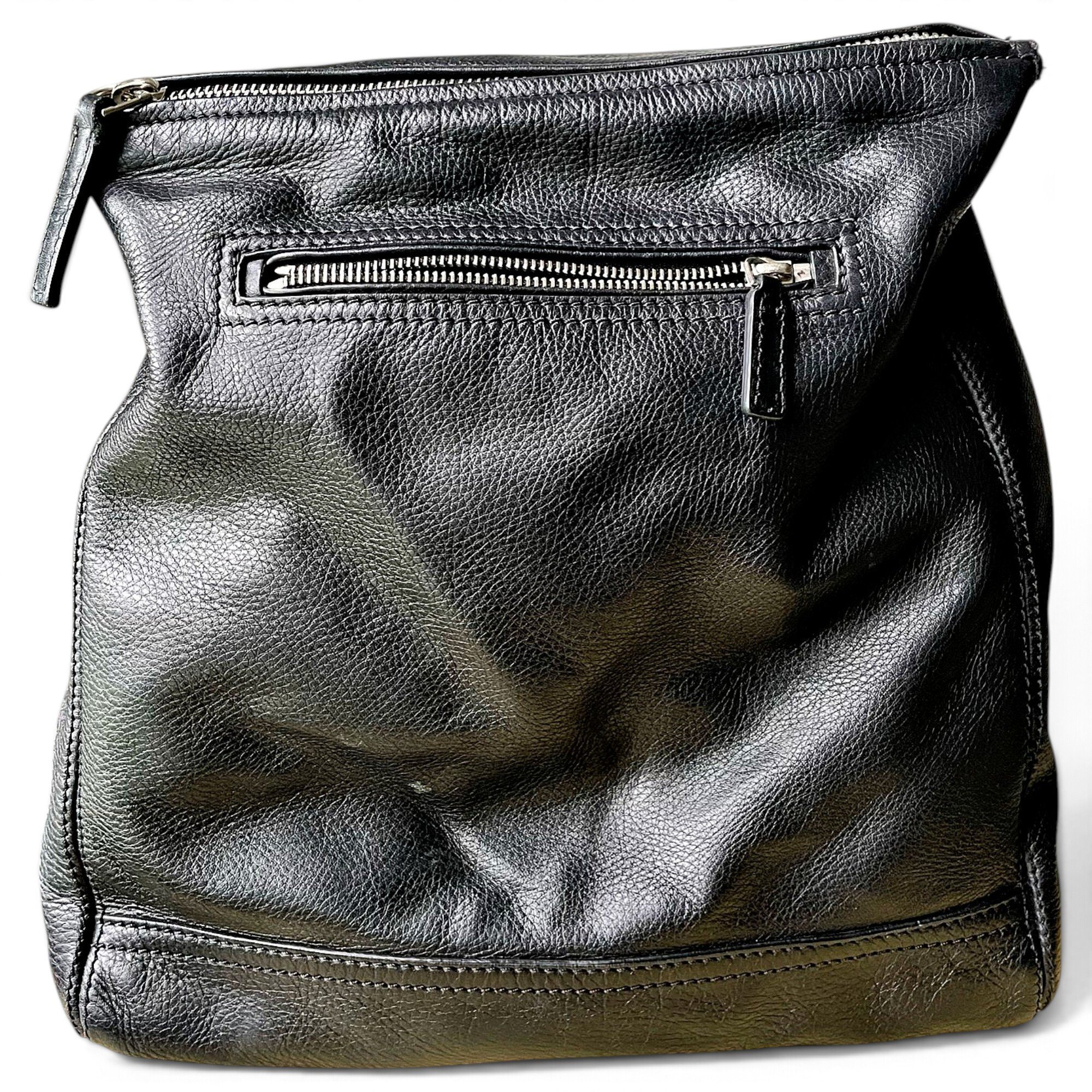 Leather backpack