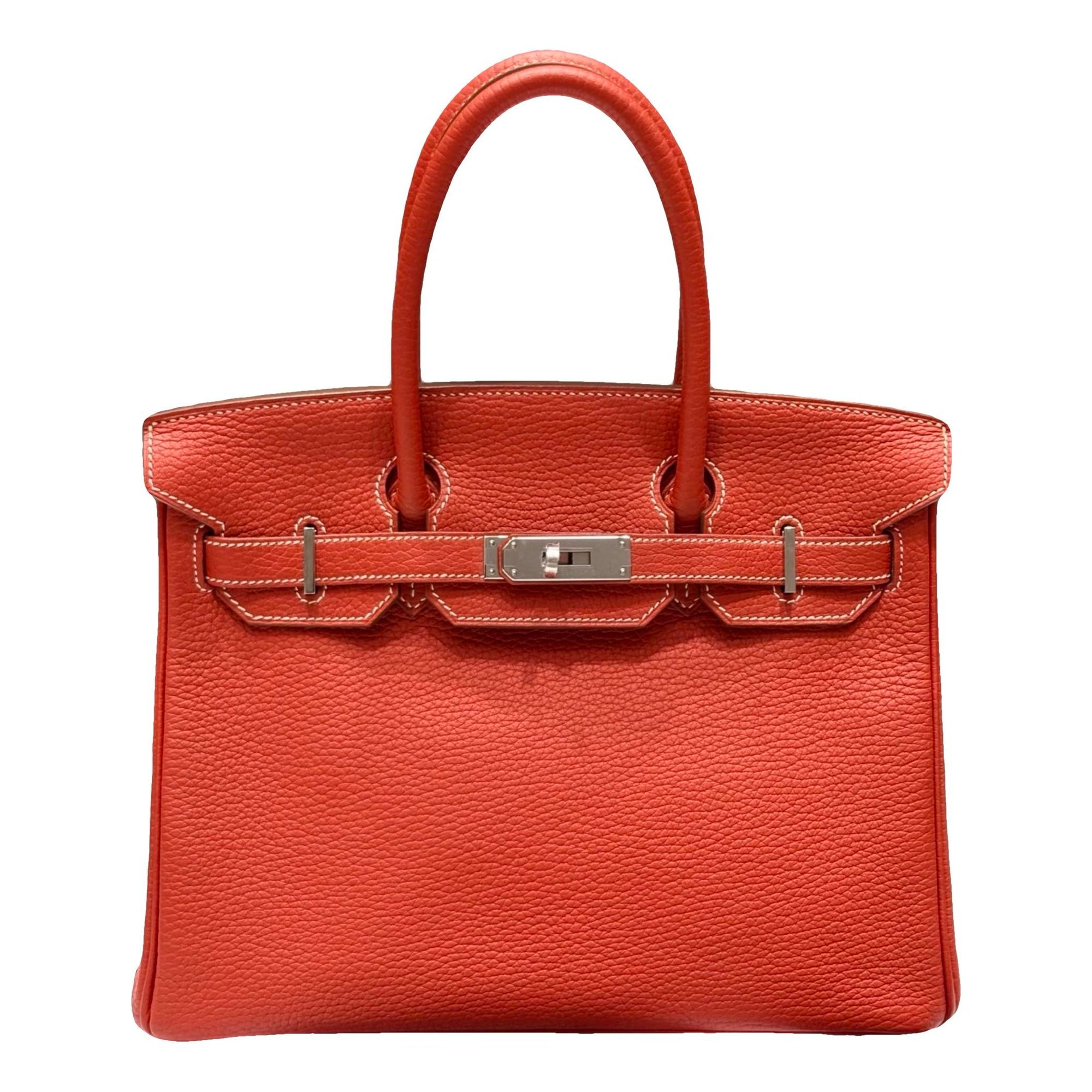 Hermes Birkin 30 Handbag Togo Leather