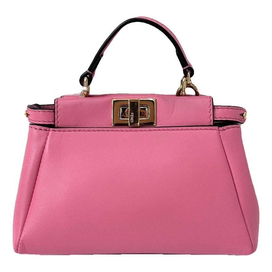 Peekaboo leather handbag