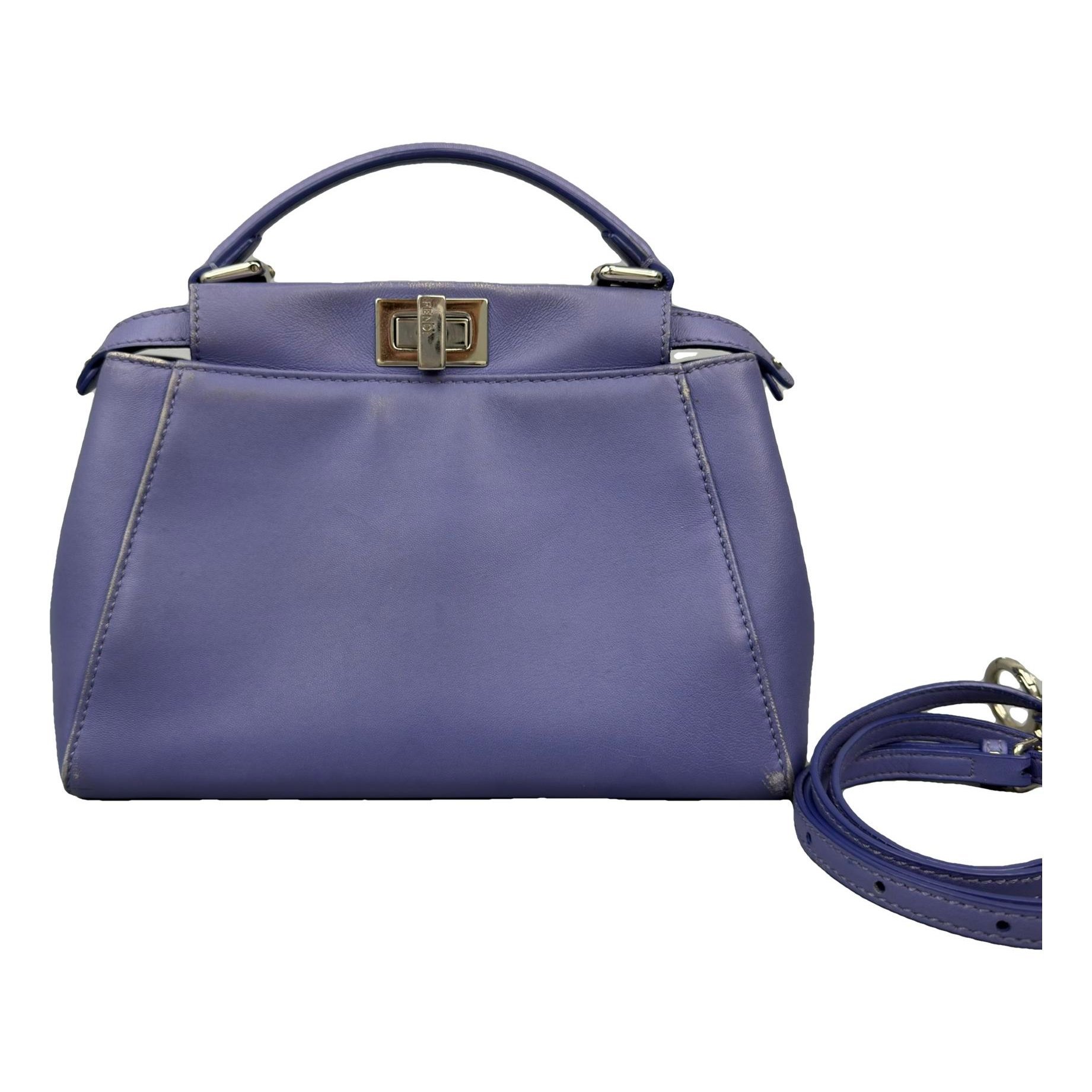 Peekaboo leather handbag