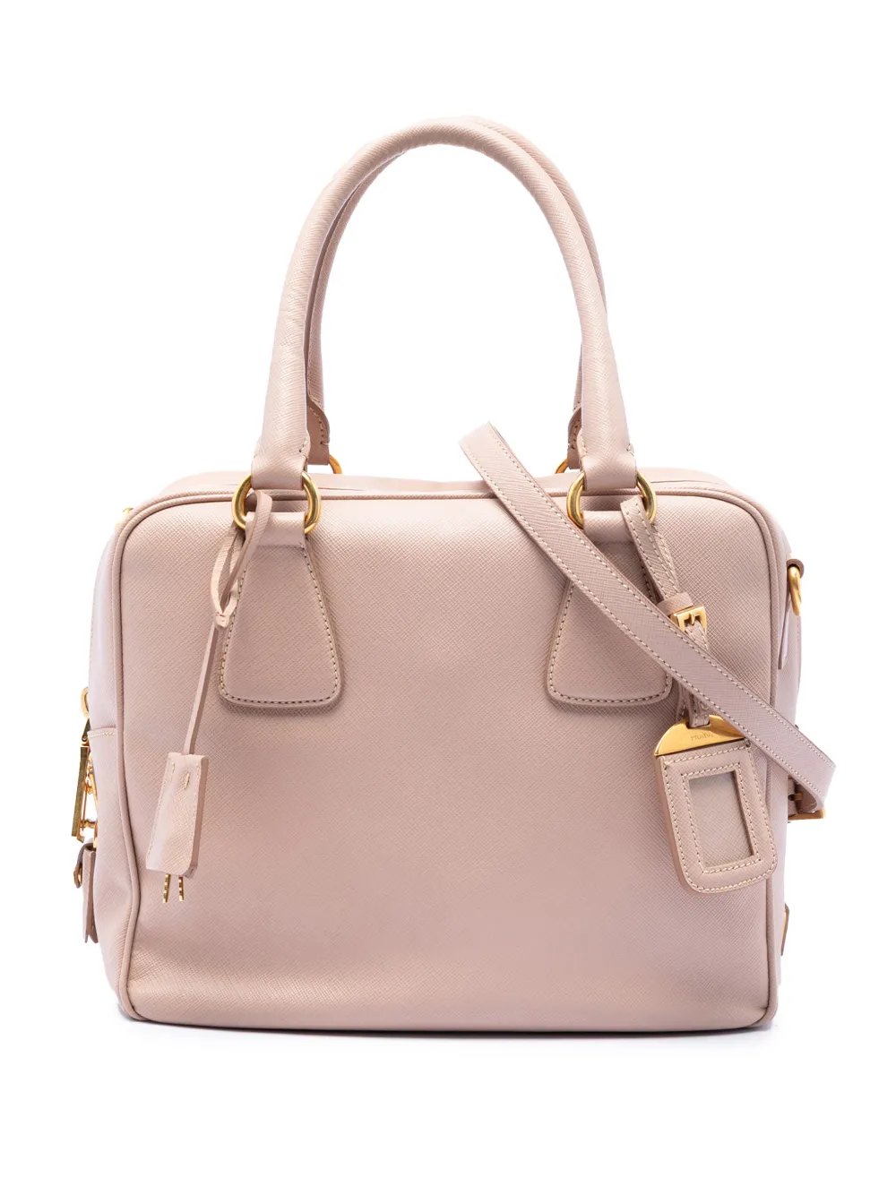 2010-2026 Small Saffiano Square Bauletto satchel