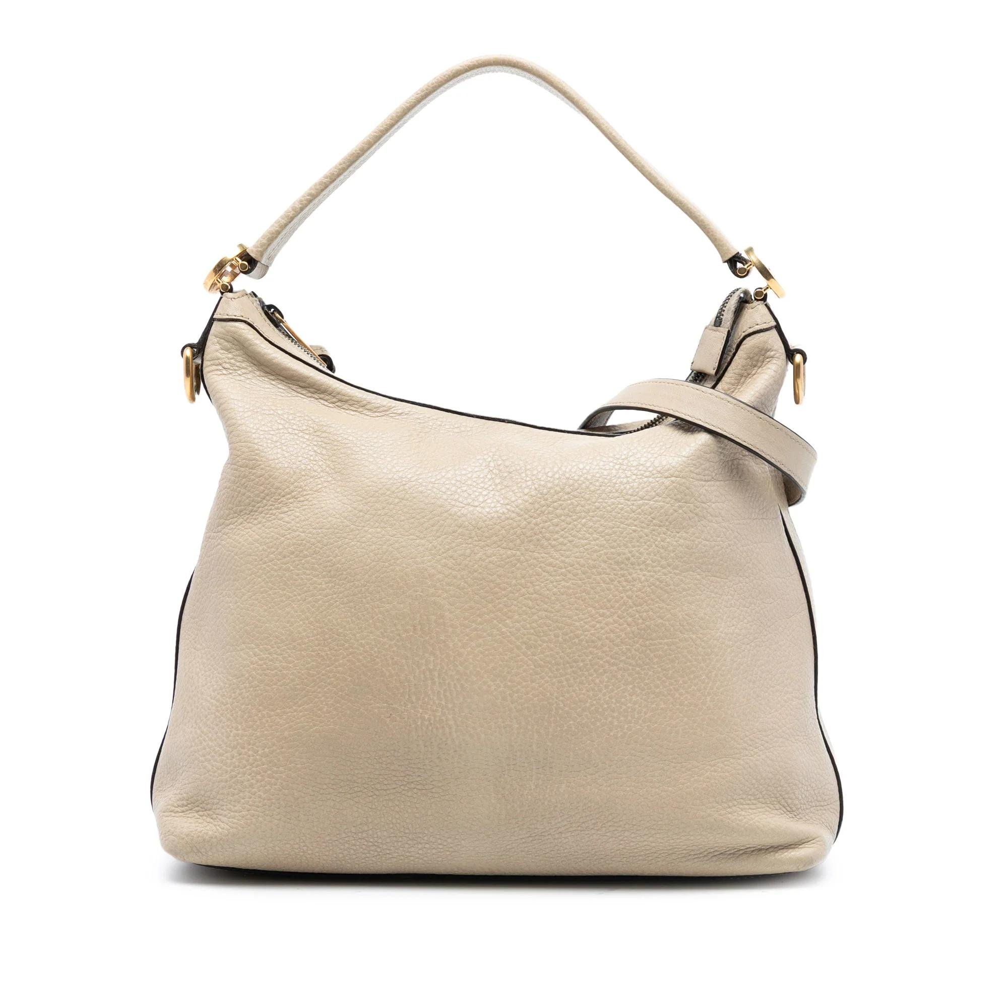 Hobo pony-style calfskin satchel