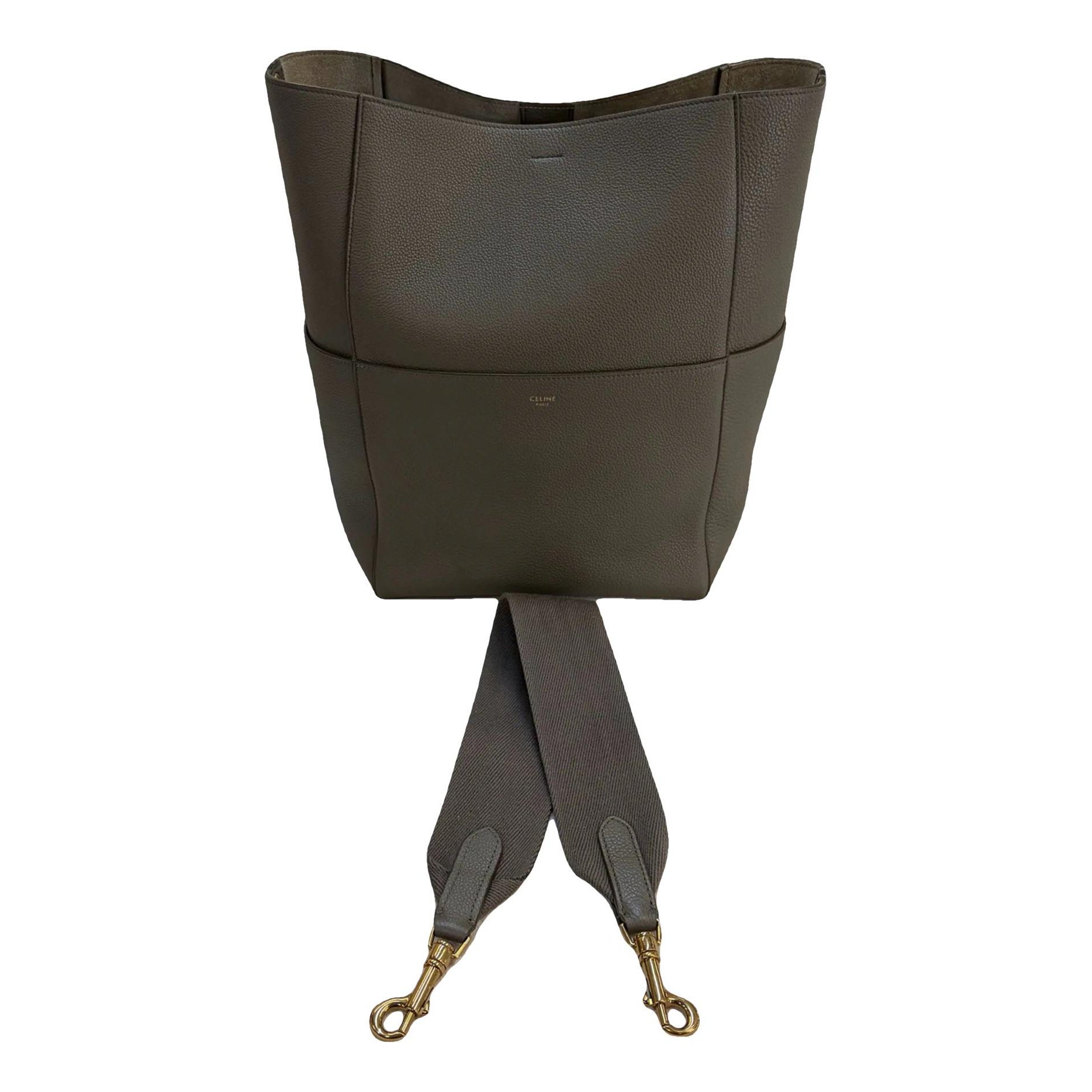 Seau Sangle leather tote