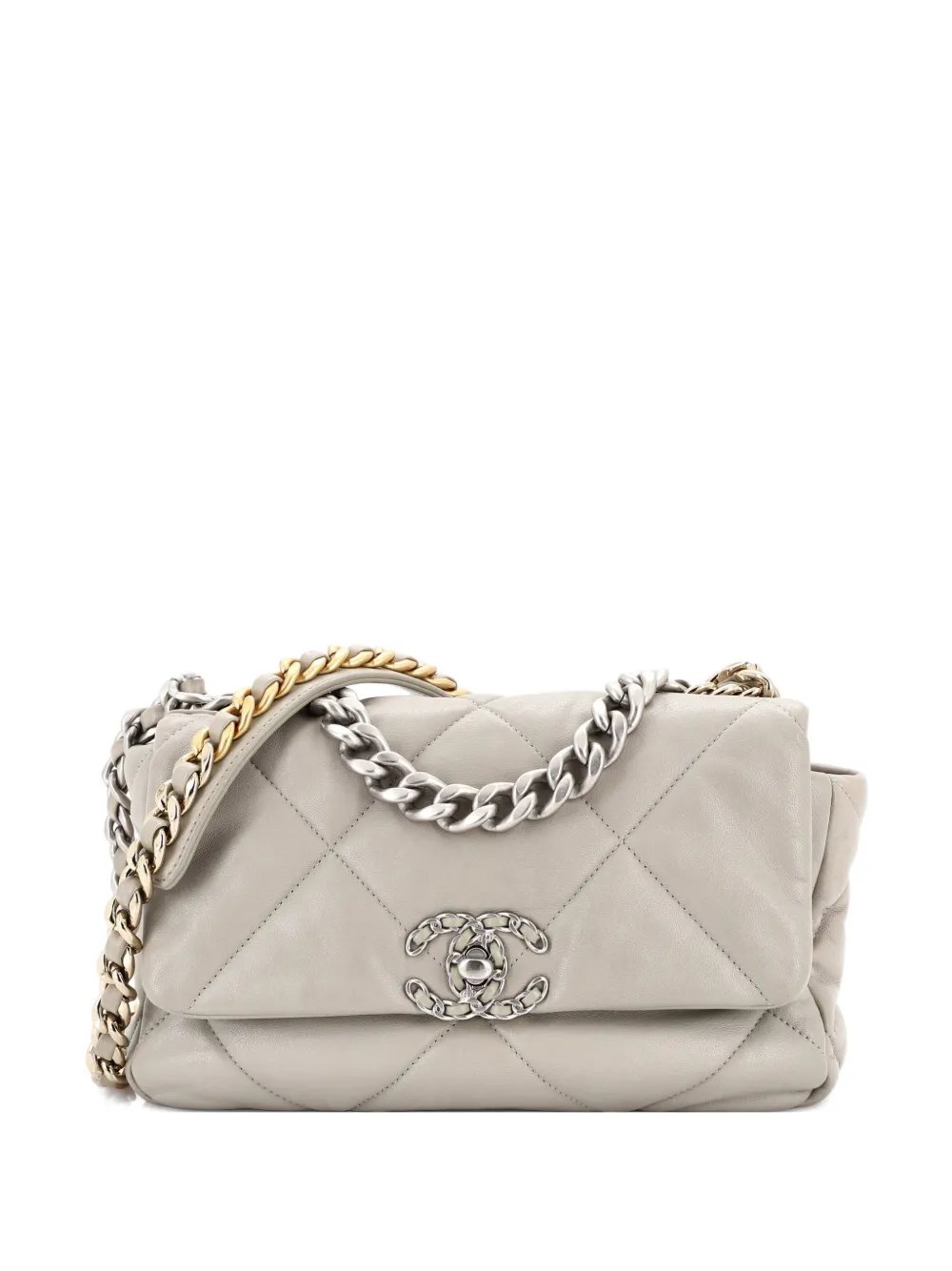 19 Flap Bag Quilted Leather Medium crossbody bag
