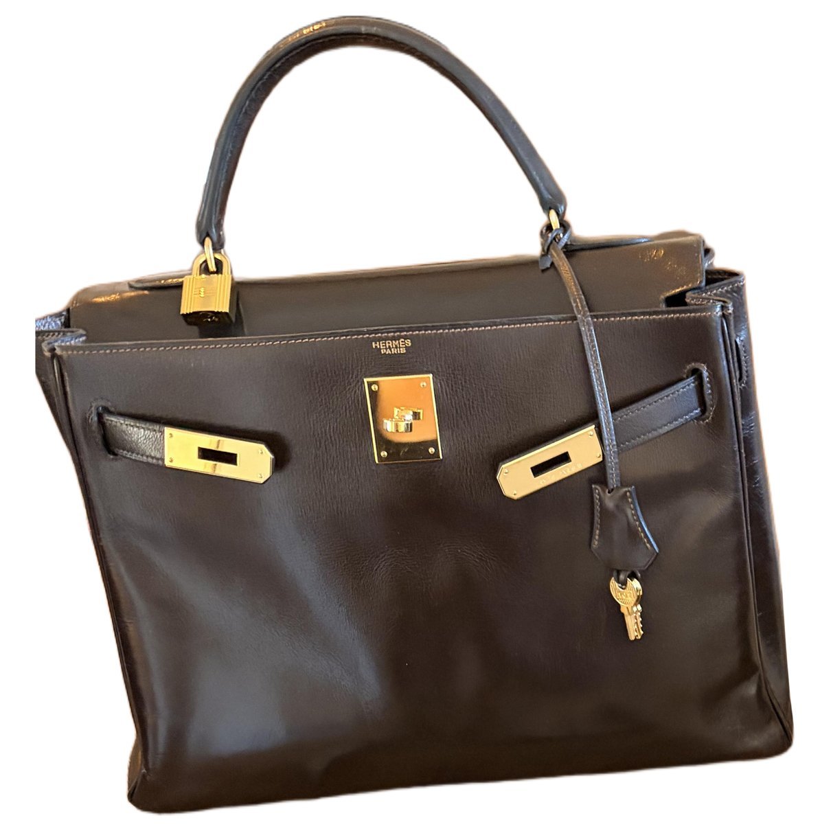 Kelly 28 leather satchel