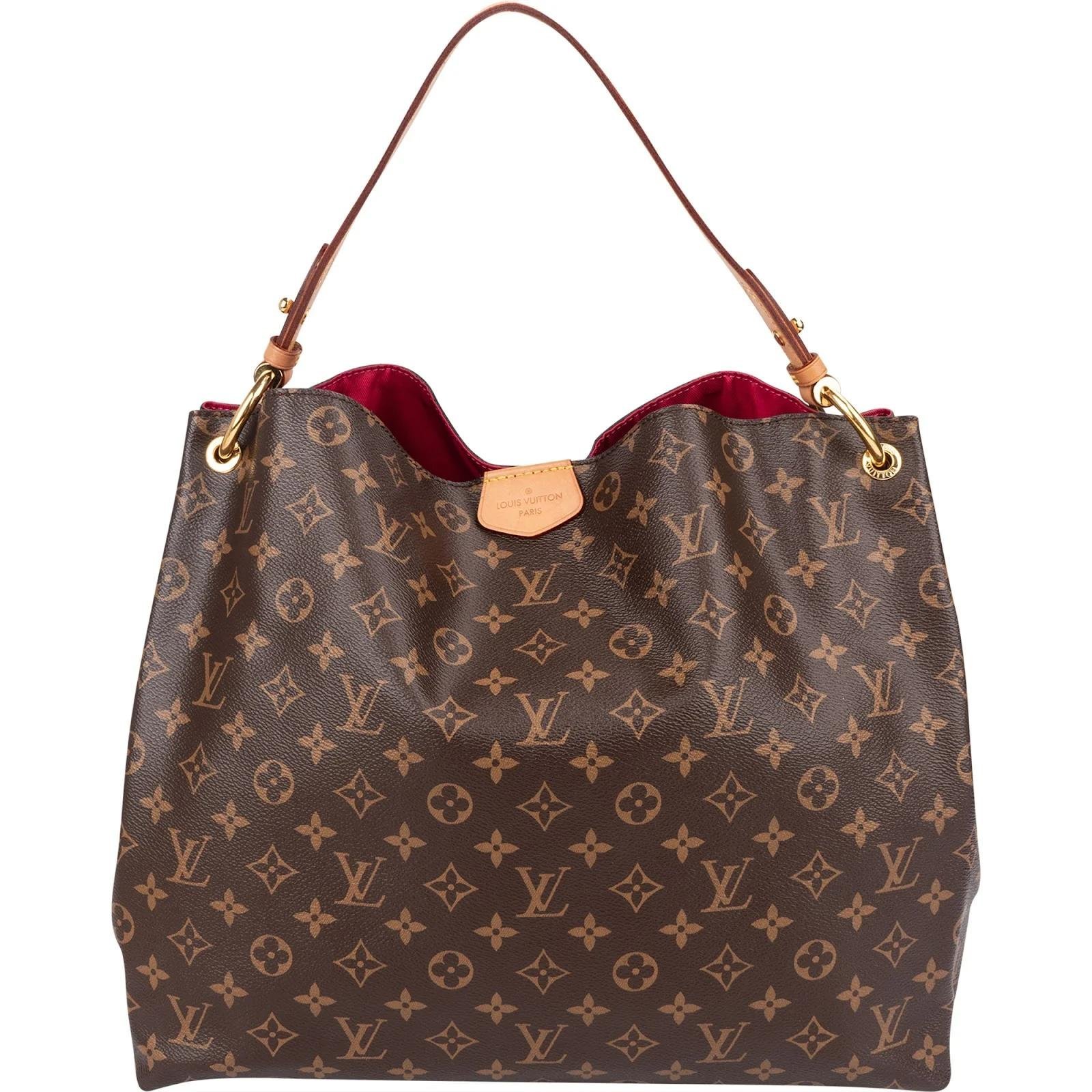 Graceful leather handbag