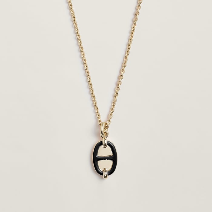 Noir Mini Maillon Pendant, Small Model