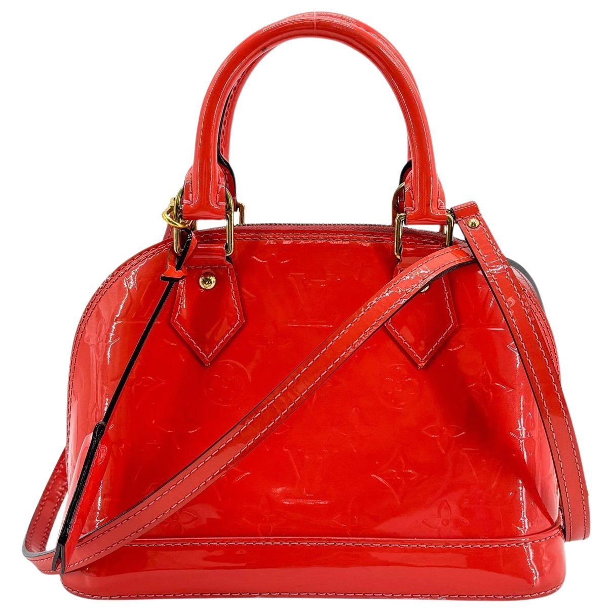 Alma patent leather handbag
