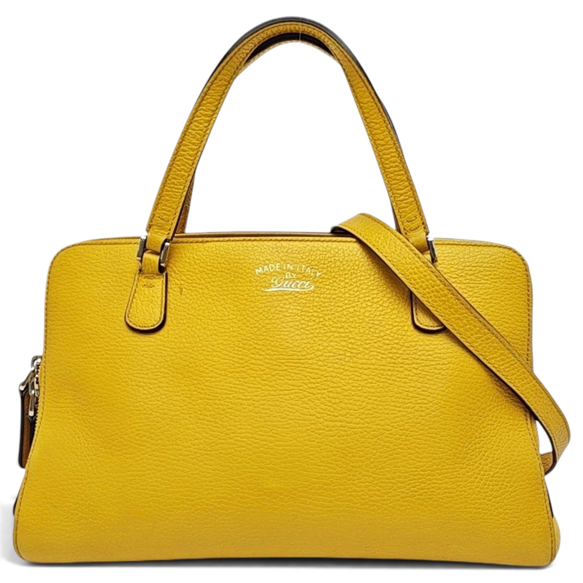 Swing leather handbag