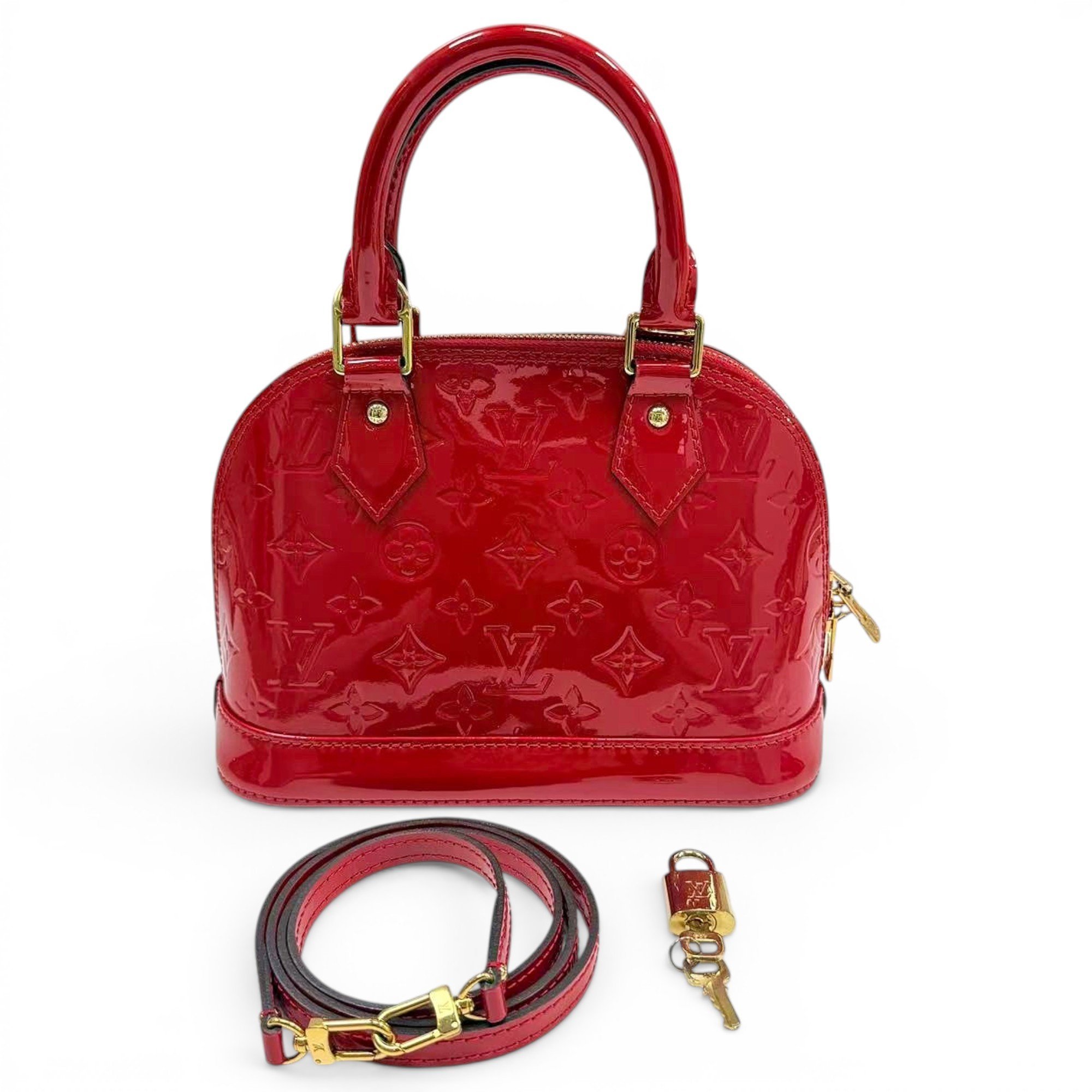 Alma BB patent leather handbag