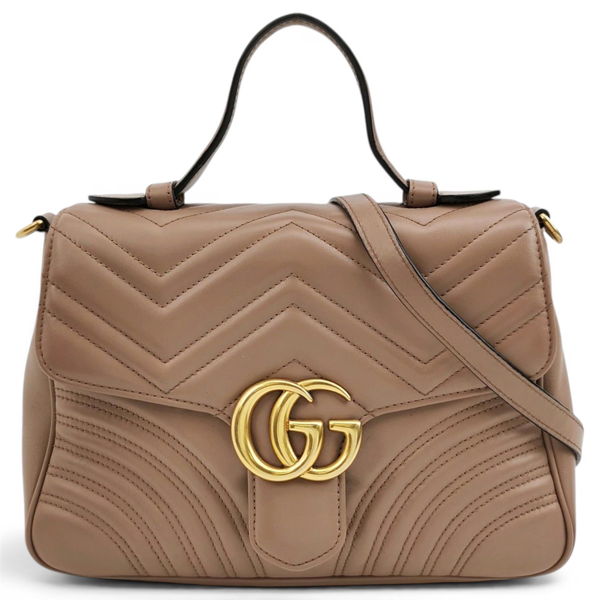 GG Marmont Flap leather handbag