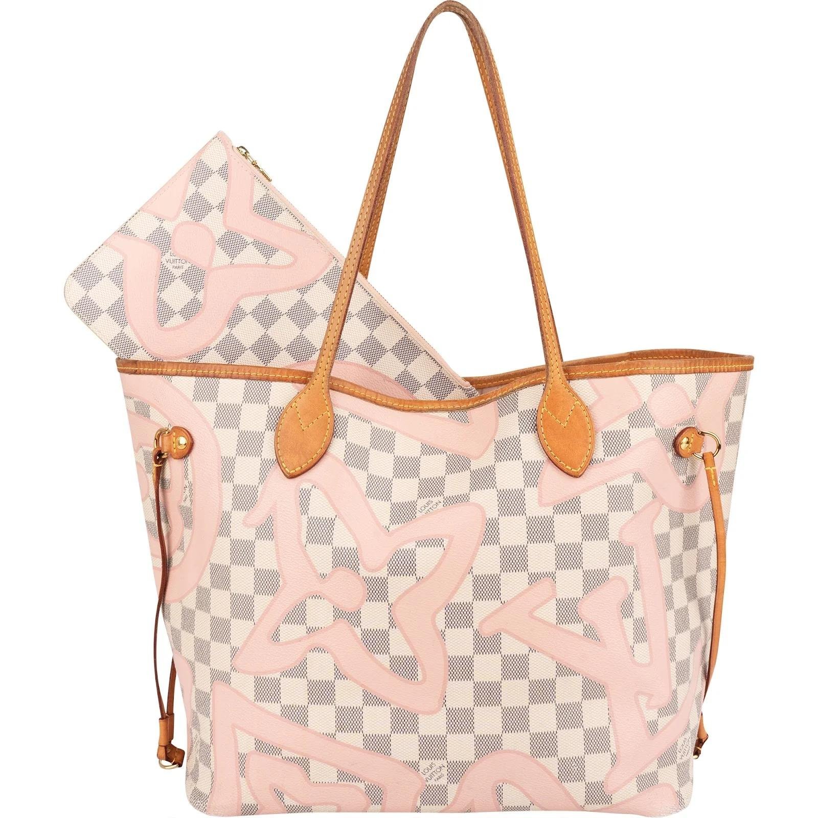 Louis Vuitton Neverfull leather handbag