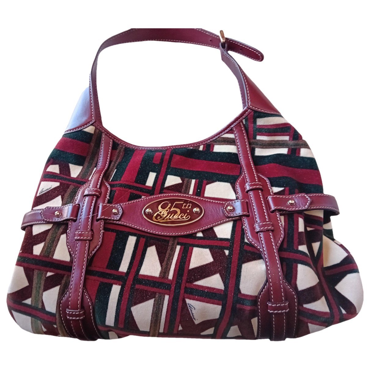 Velvet handbag