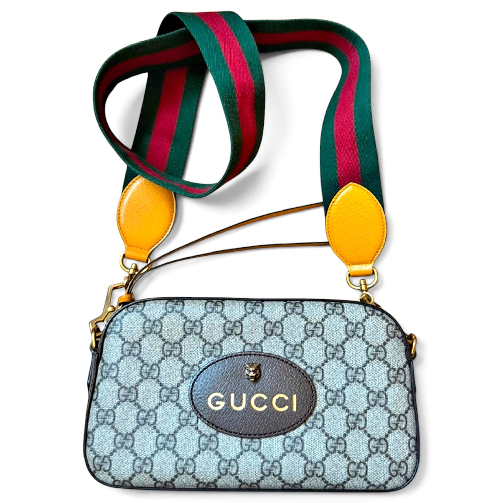 Ophidia leather crossbody bag
