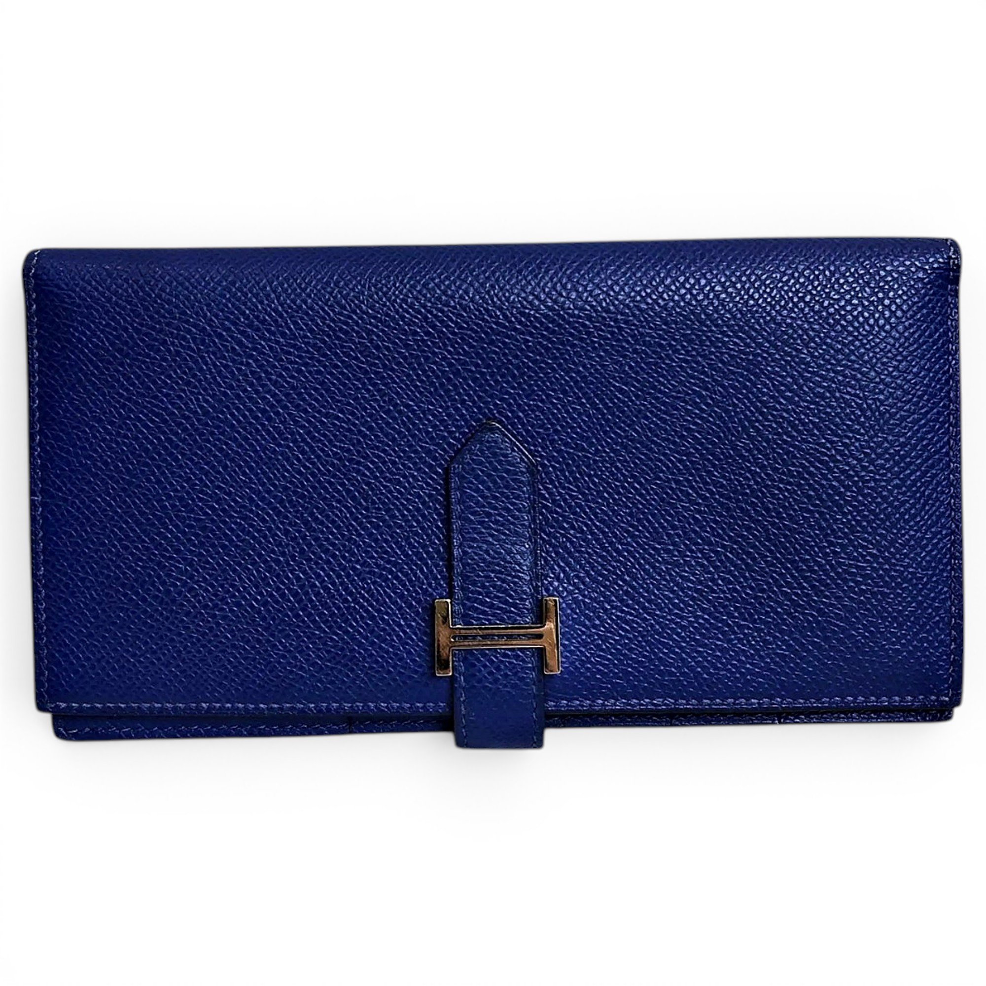 Leather clutch bag