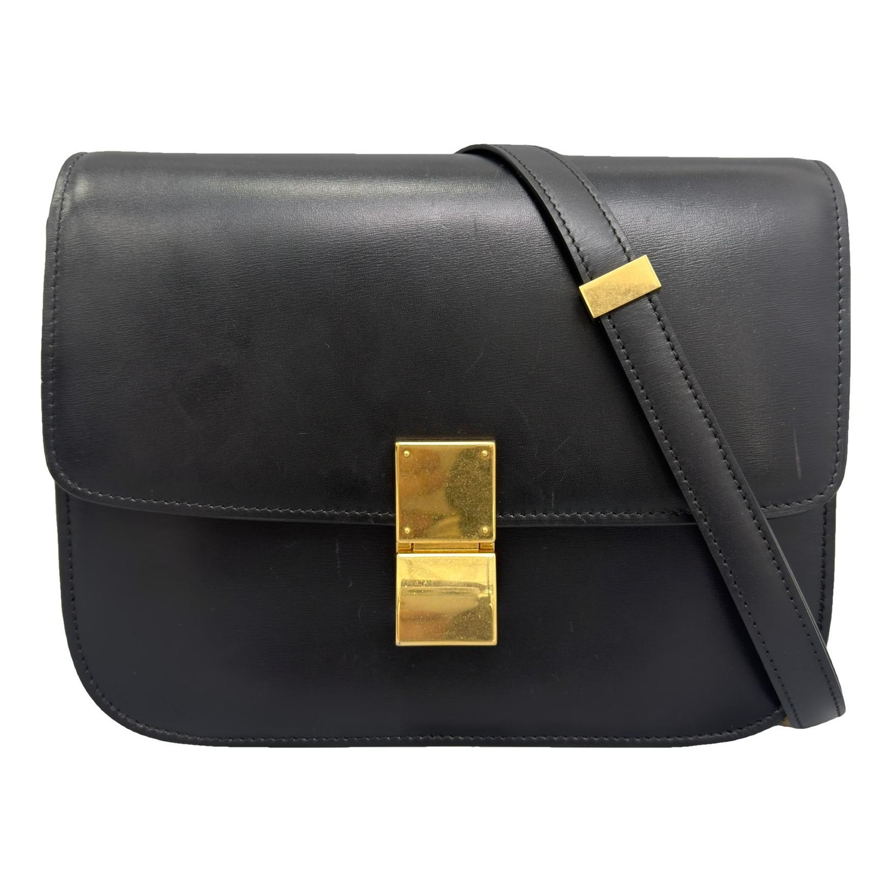 Classic leather handbag
