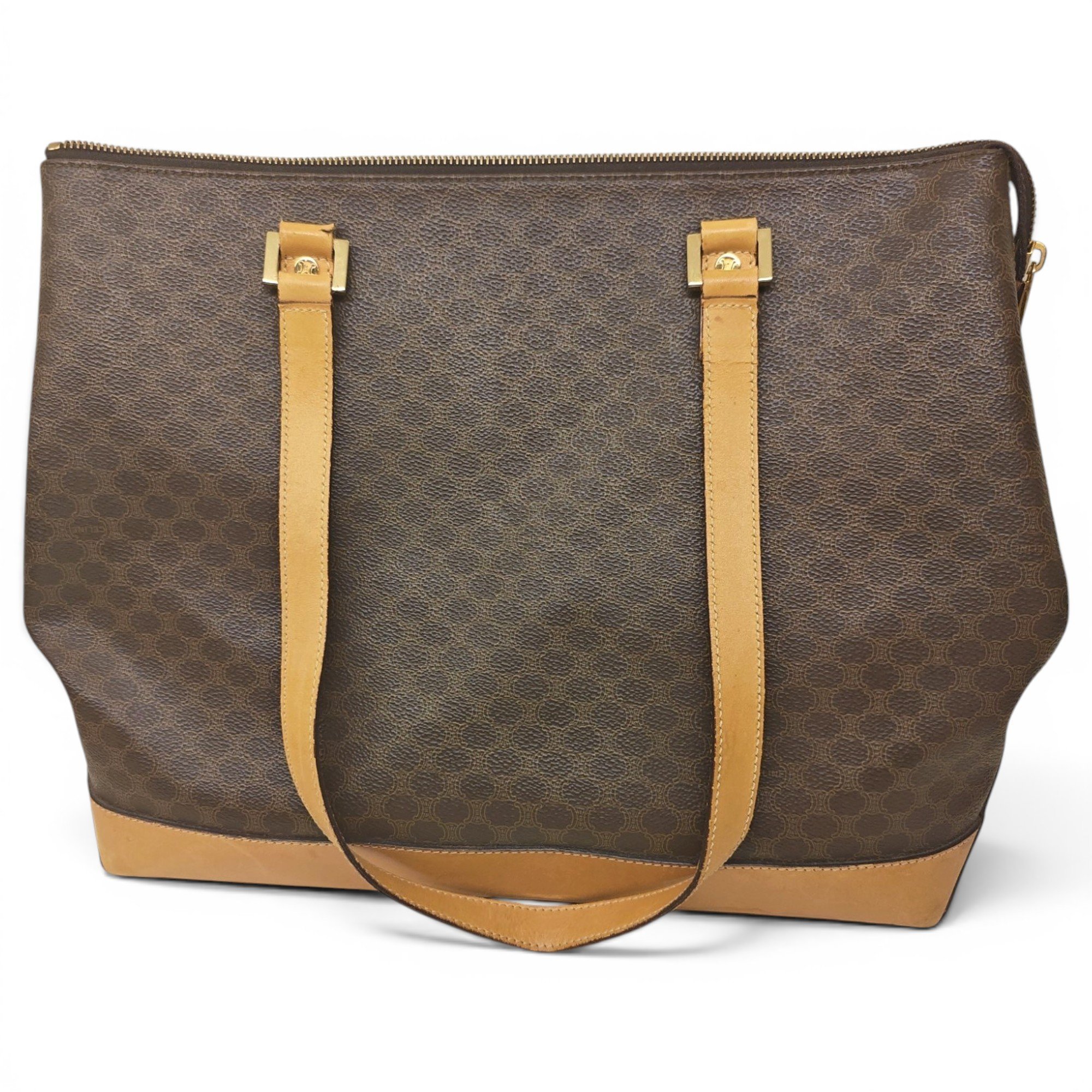 Cabas Horizotal leather tote