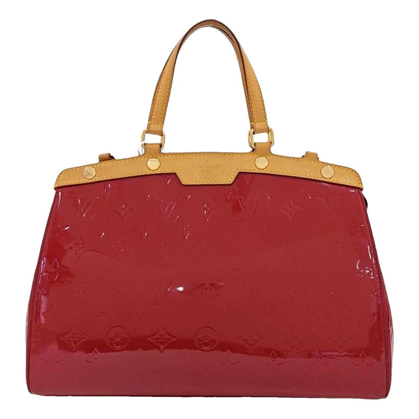 Patent leather handbag